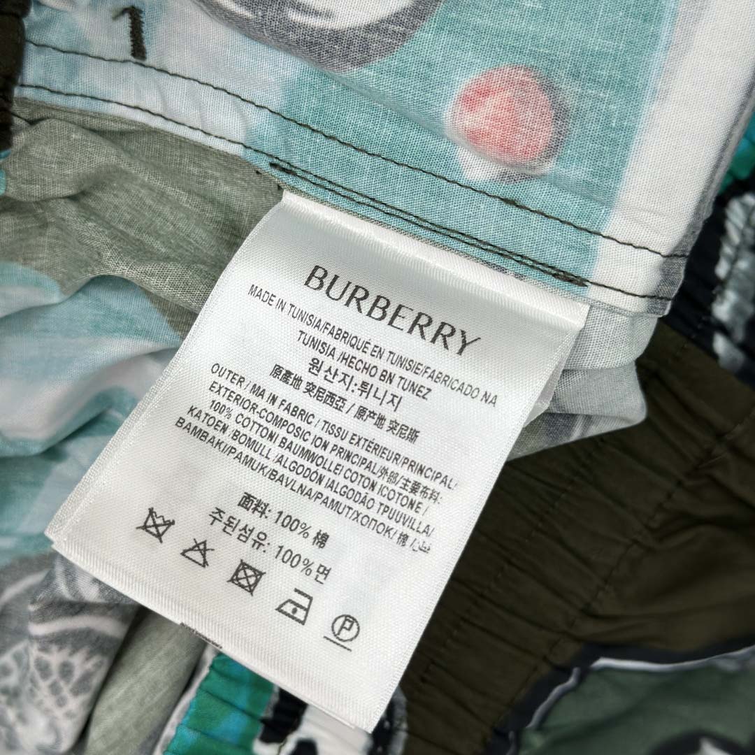 Burberry Car Cotton Poplin Shorts - DesignerGu