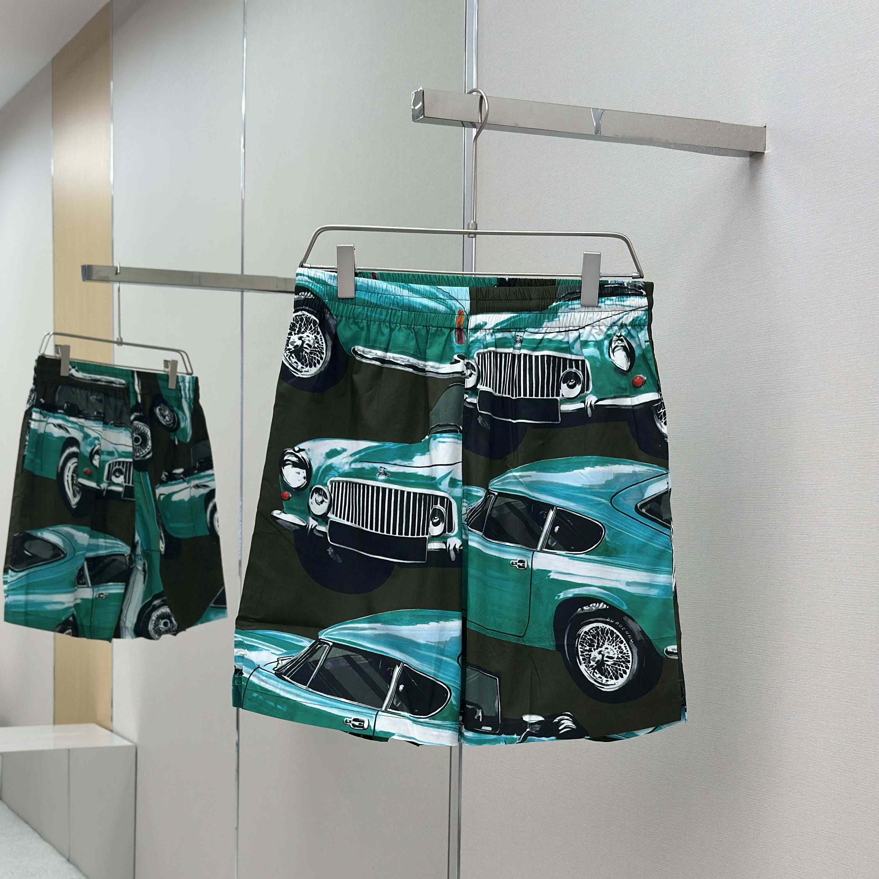 Burberry Car Cotton Poplin Shorts - DesignerGu