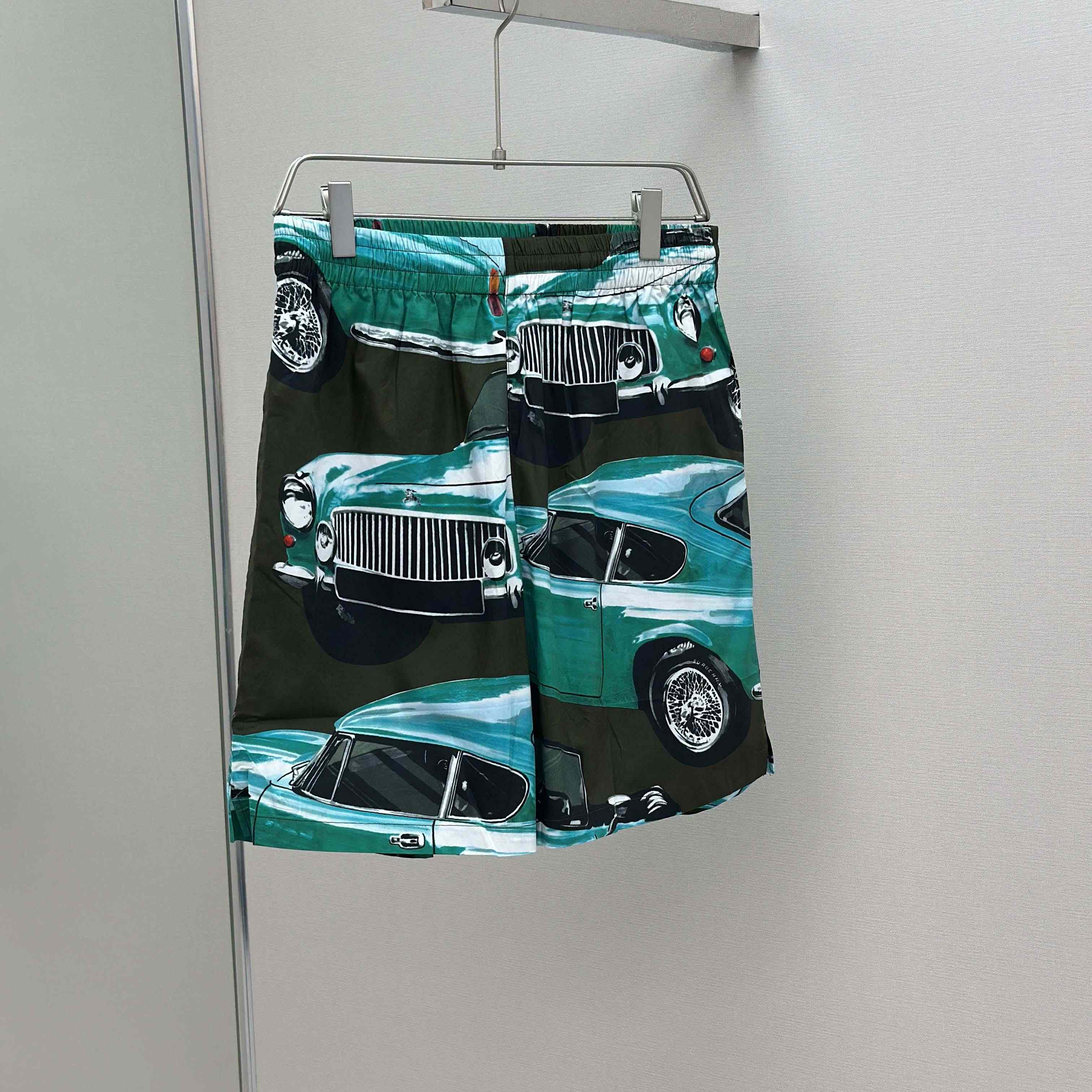 Burberry Car Cotton Poplin Shorts - DesignerGu