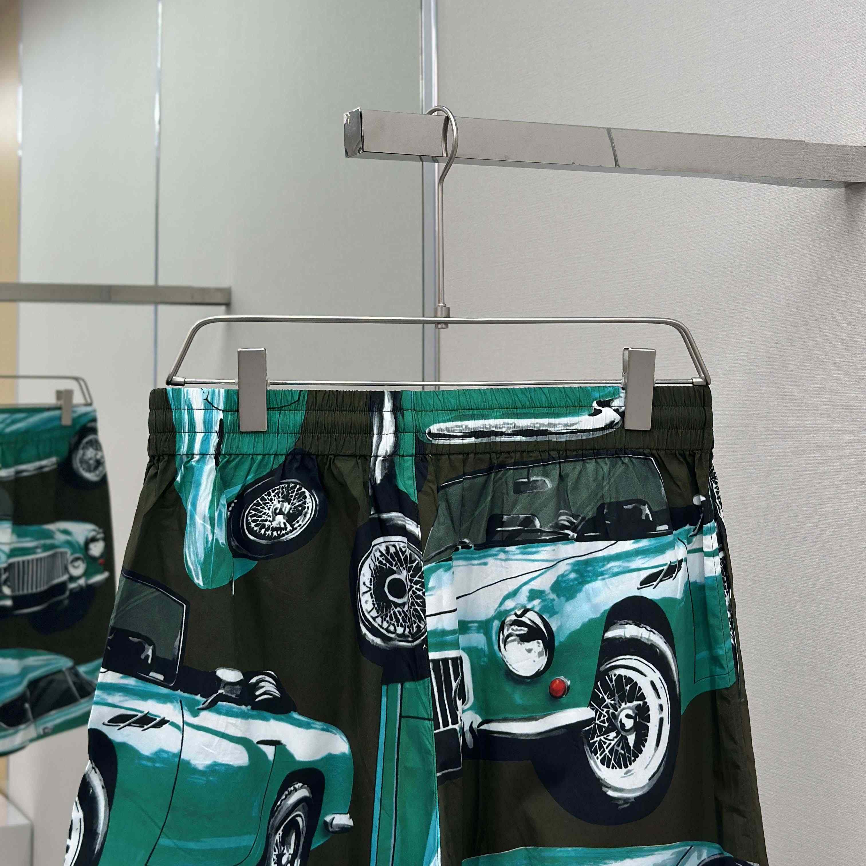 Burberry Car Cotton Poplin Shorts - DesignerGu