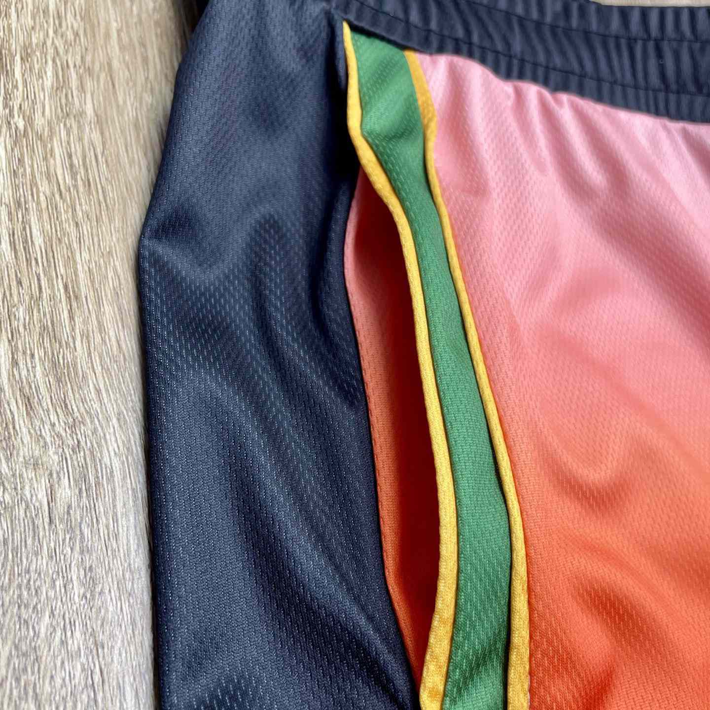 Casablanca Pastel Gradient Football Shorts   C1009 - DesignerGu