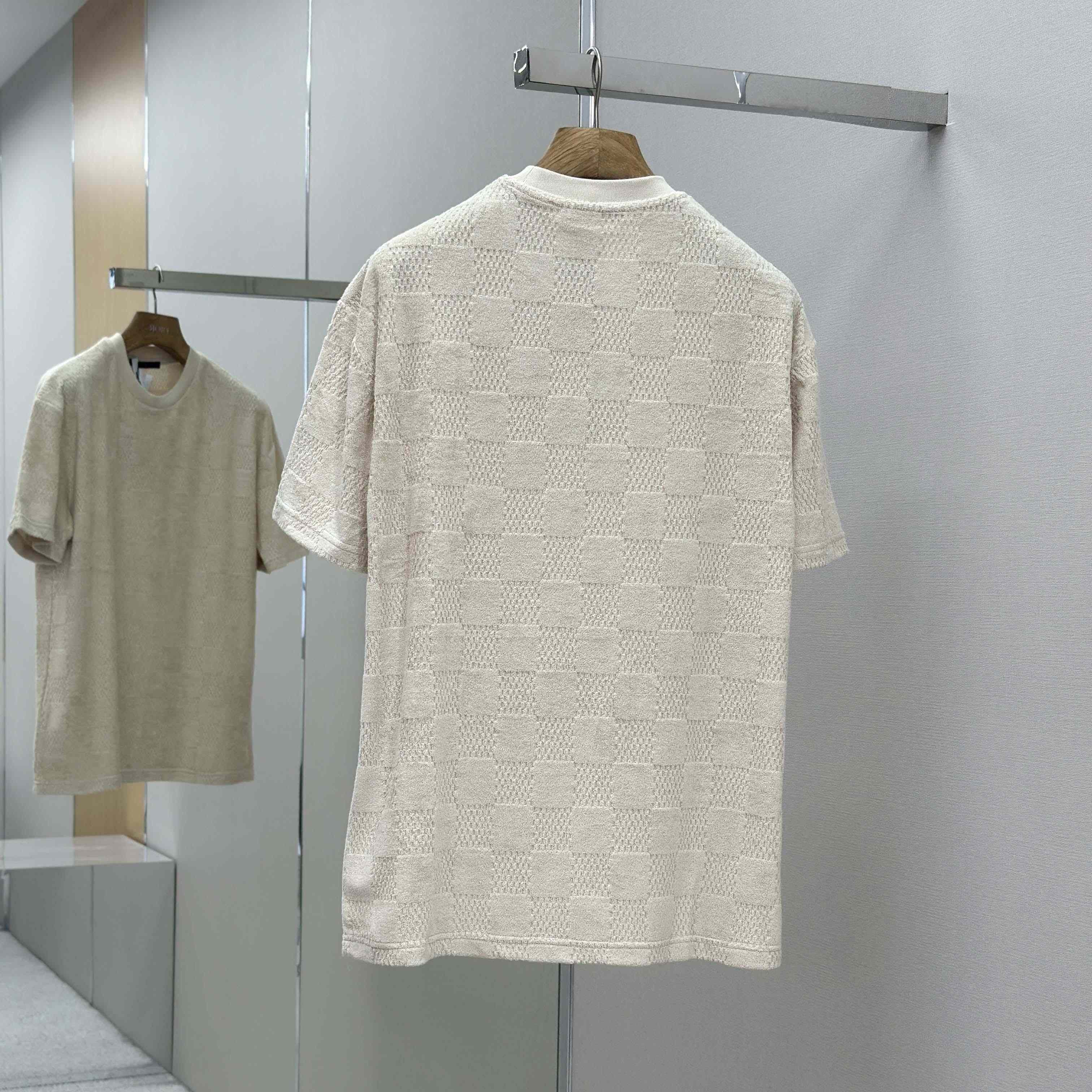 Louis Vuitton Damier French Terry T-Shirt   1AHUVC - DesignerGu
