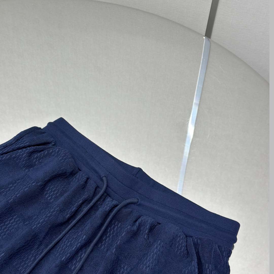 Louis Vuitton Damier French Terry Shorts - DesignerGu
