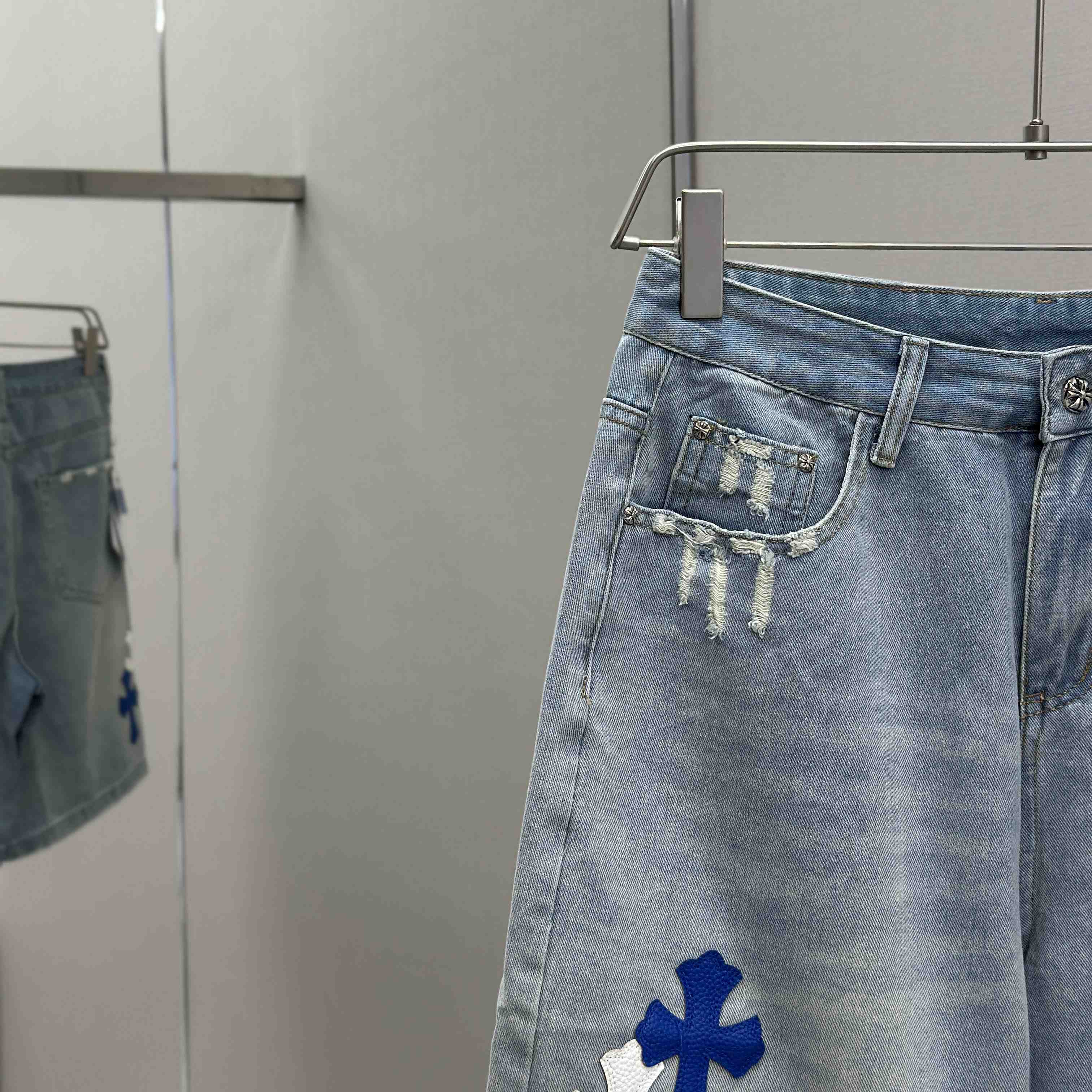 Chrome Hearts Denim Short - DesignerGu