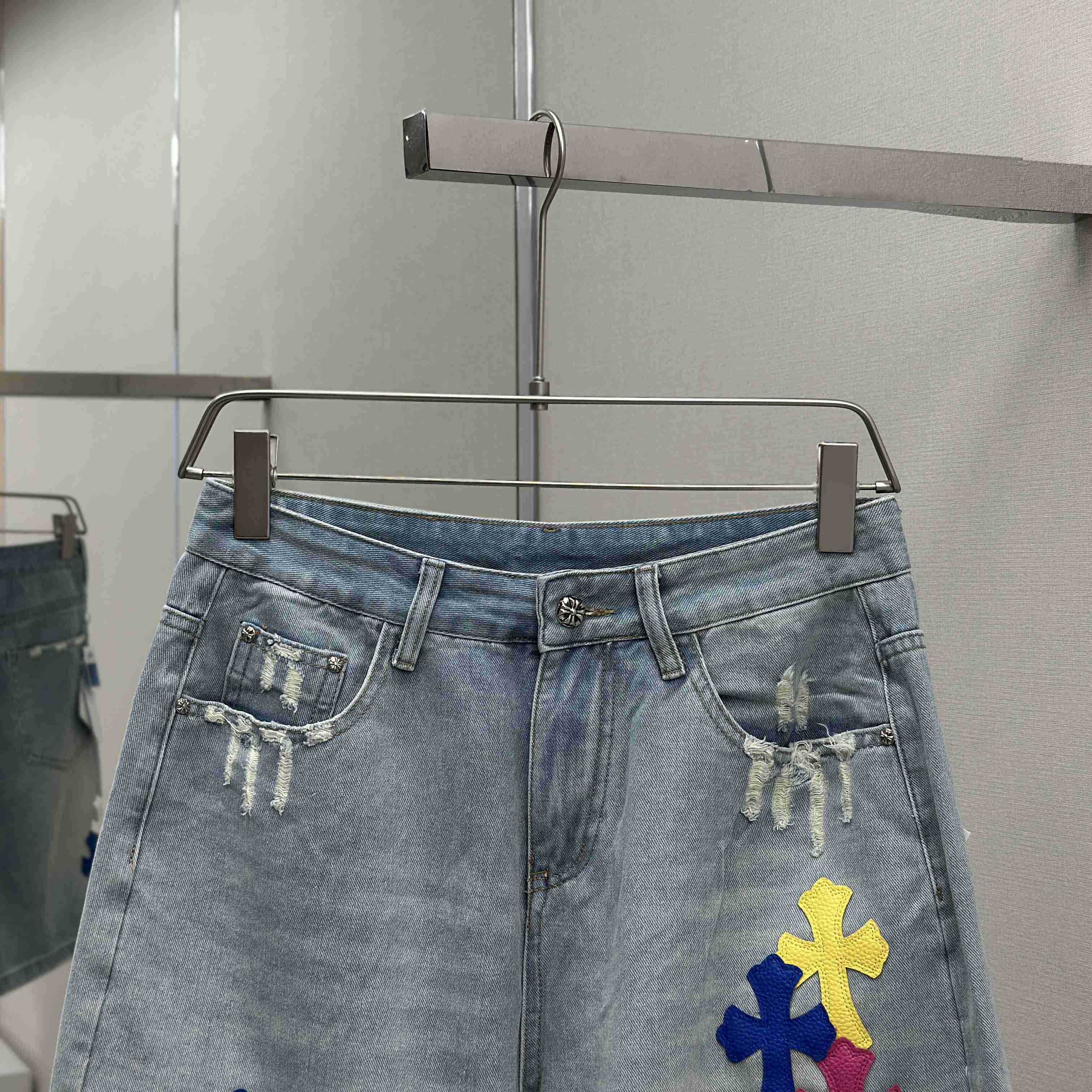Chrome Hearts Denim Short - DesignerGu