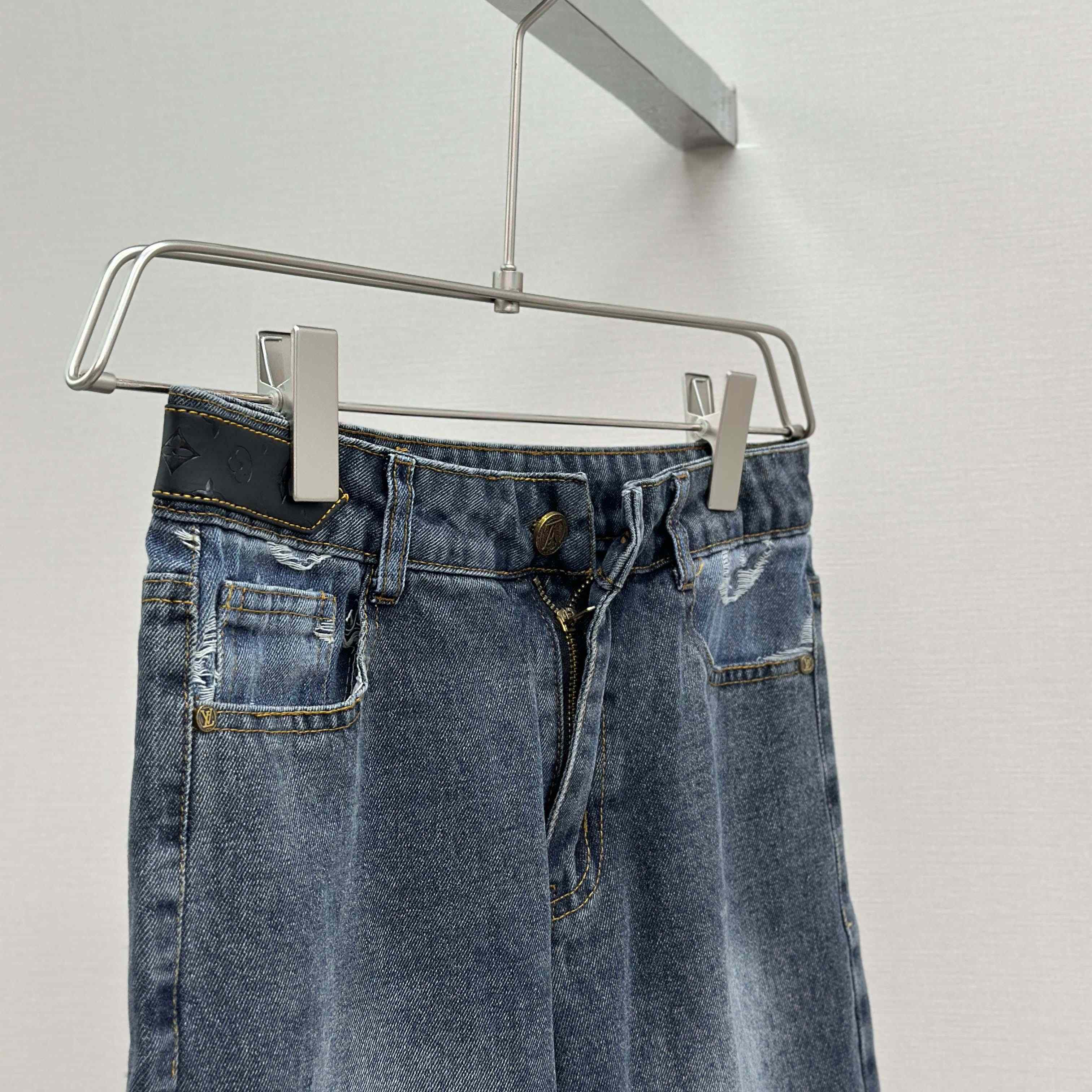 Louis Vuitton Denim Shorts - DesignerGu