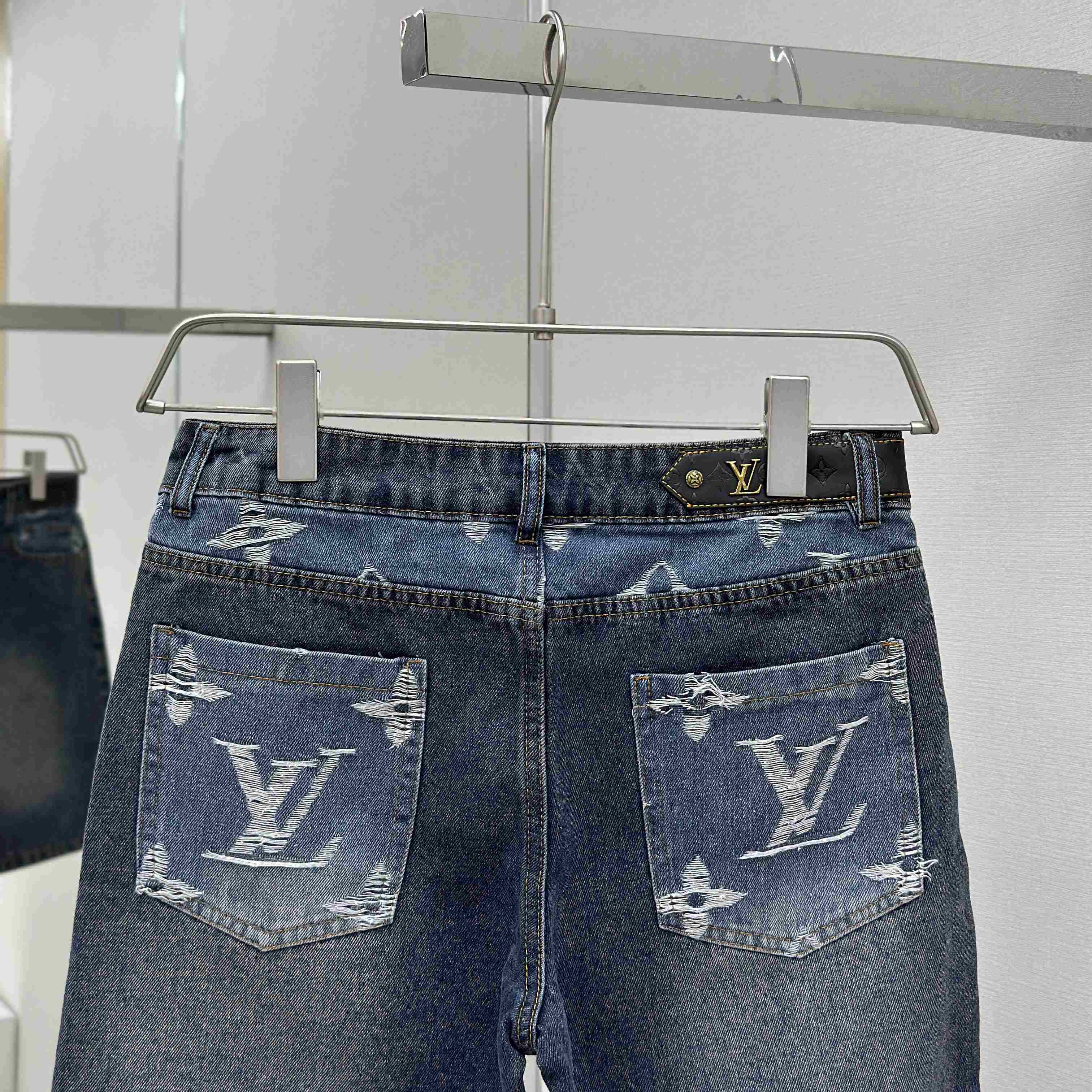 Louis Vuitton Denim Shorts - DesignerGu