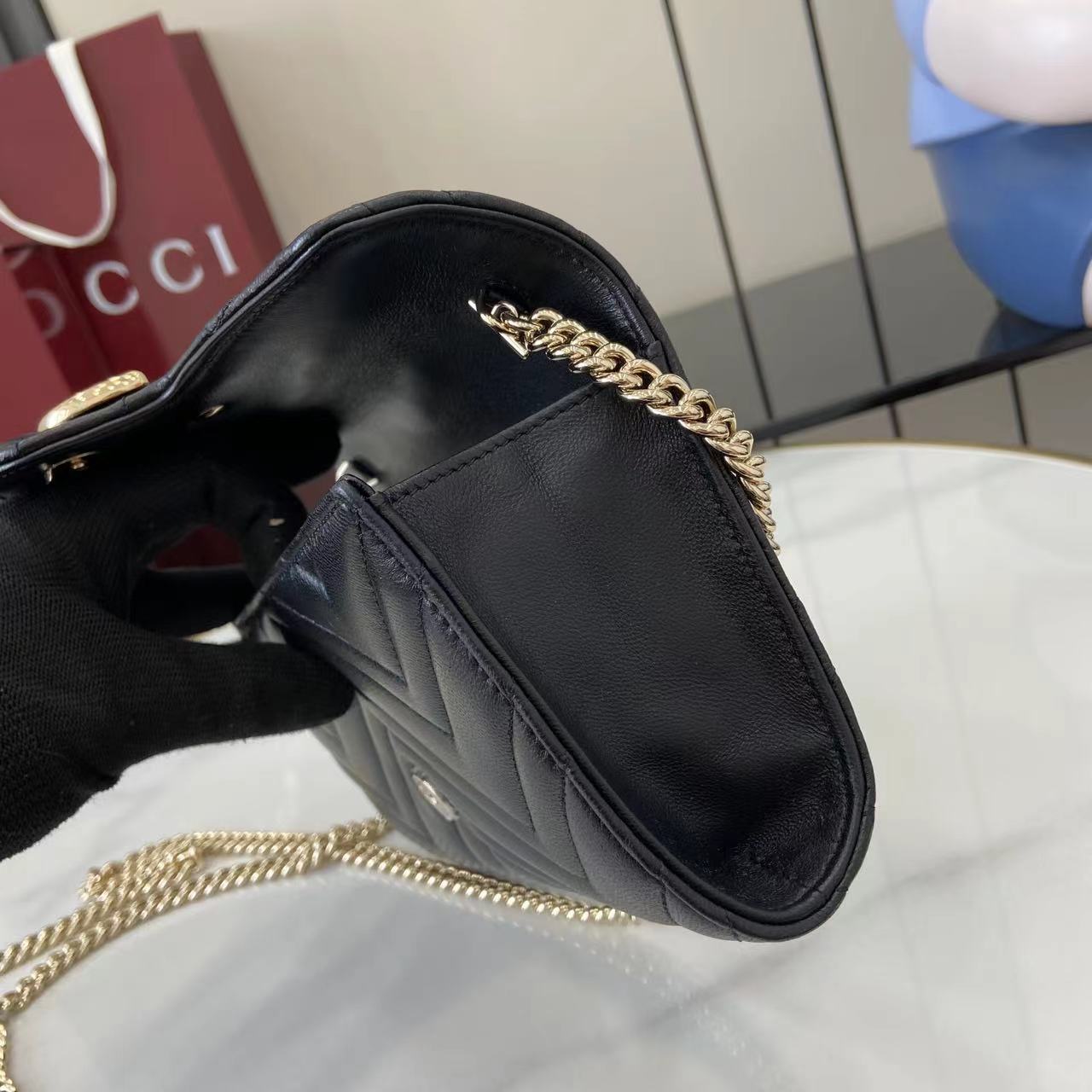 Gucci GG Marmont Wallet On Chain - DesignerGu