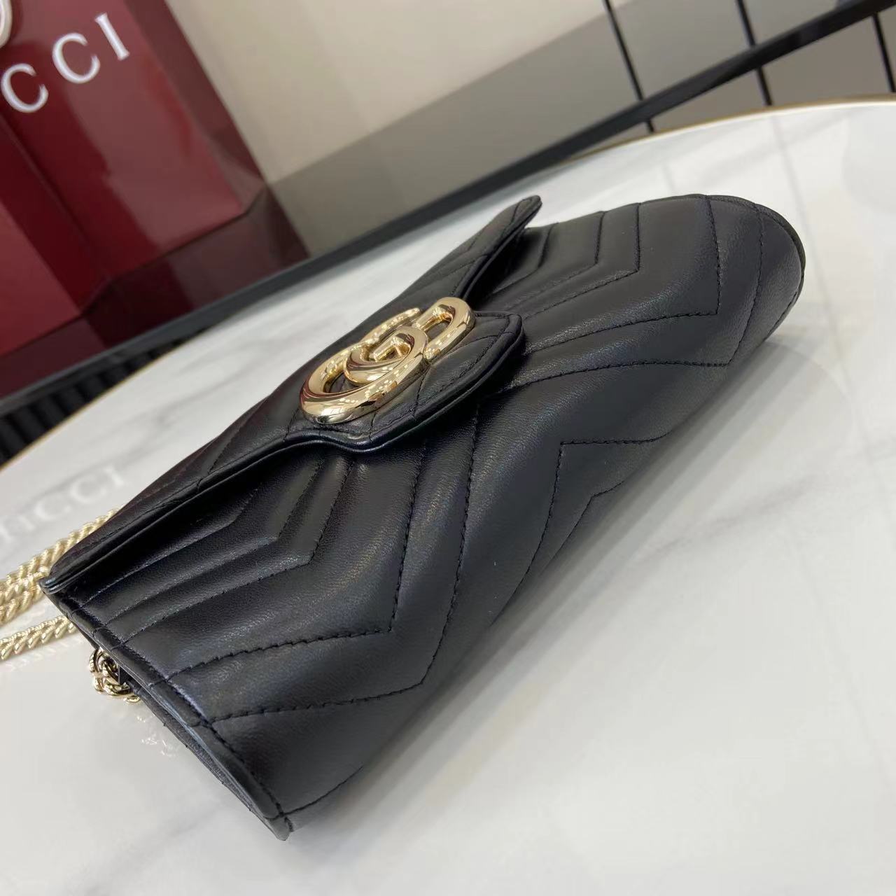 Gucci GG Marmont Wallet On Chain - DesignerGu