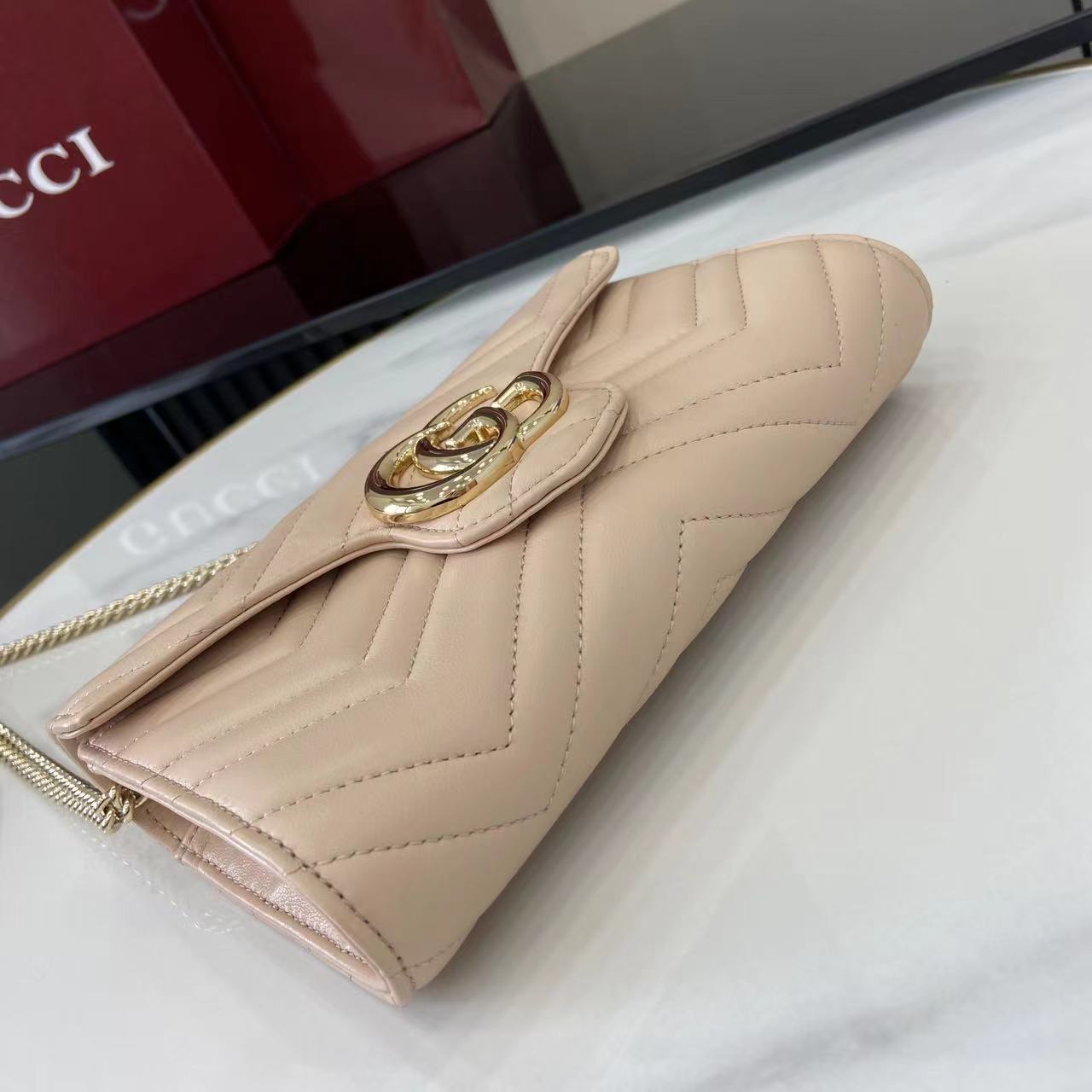 Gucci GG Marmont Wallet On Chain - DesignerGu