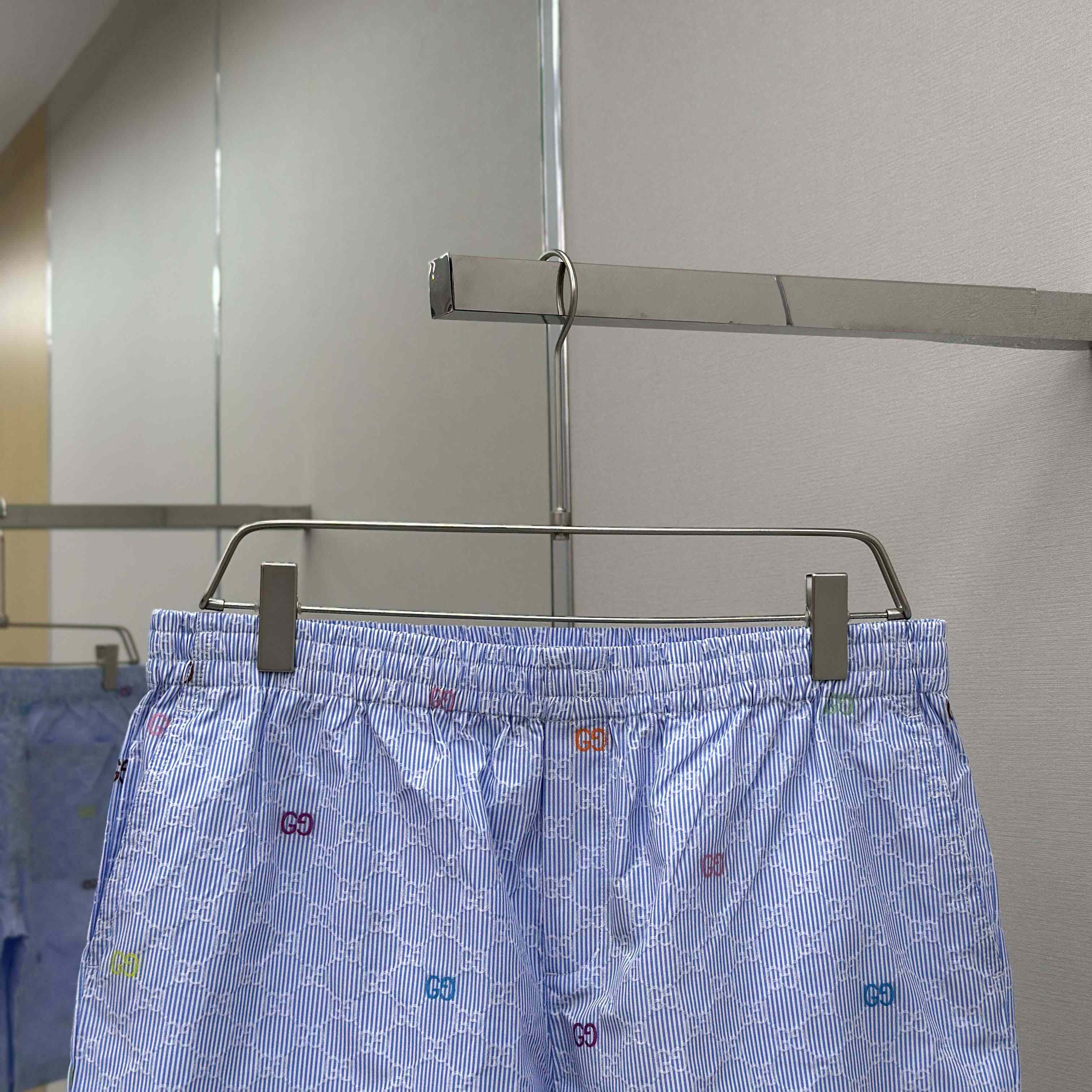 Gucci Striped Cotton Shorts - DesignerGu