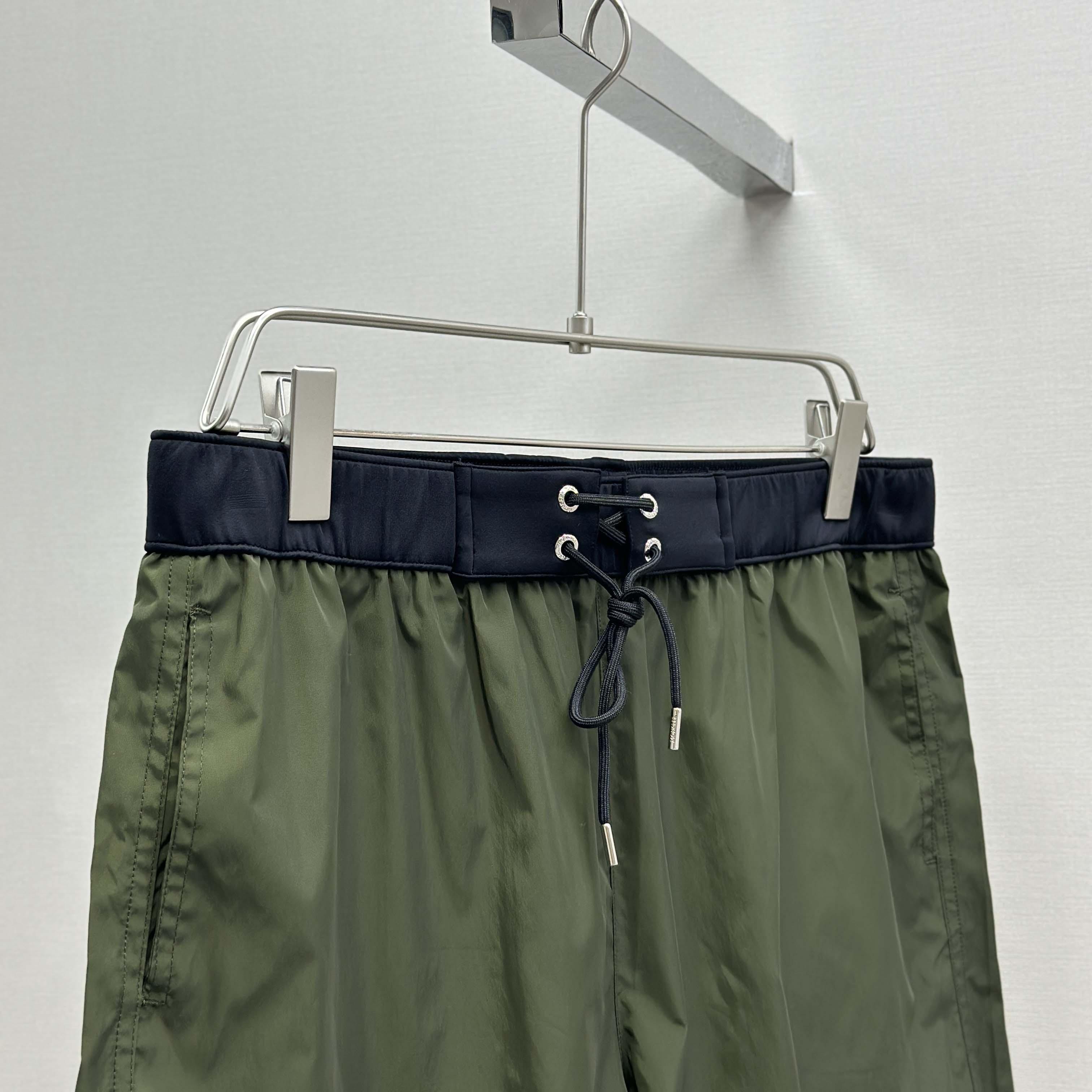 Moncler Logo Patch Swim Shorts - DesignerGu