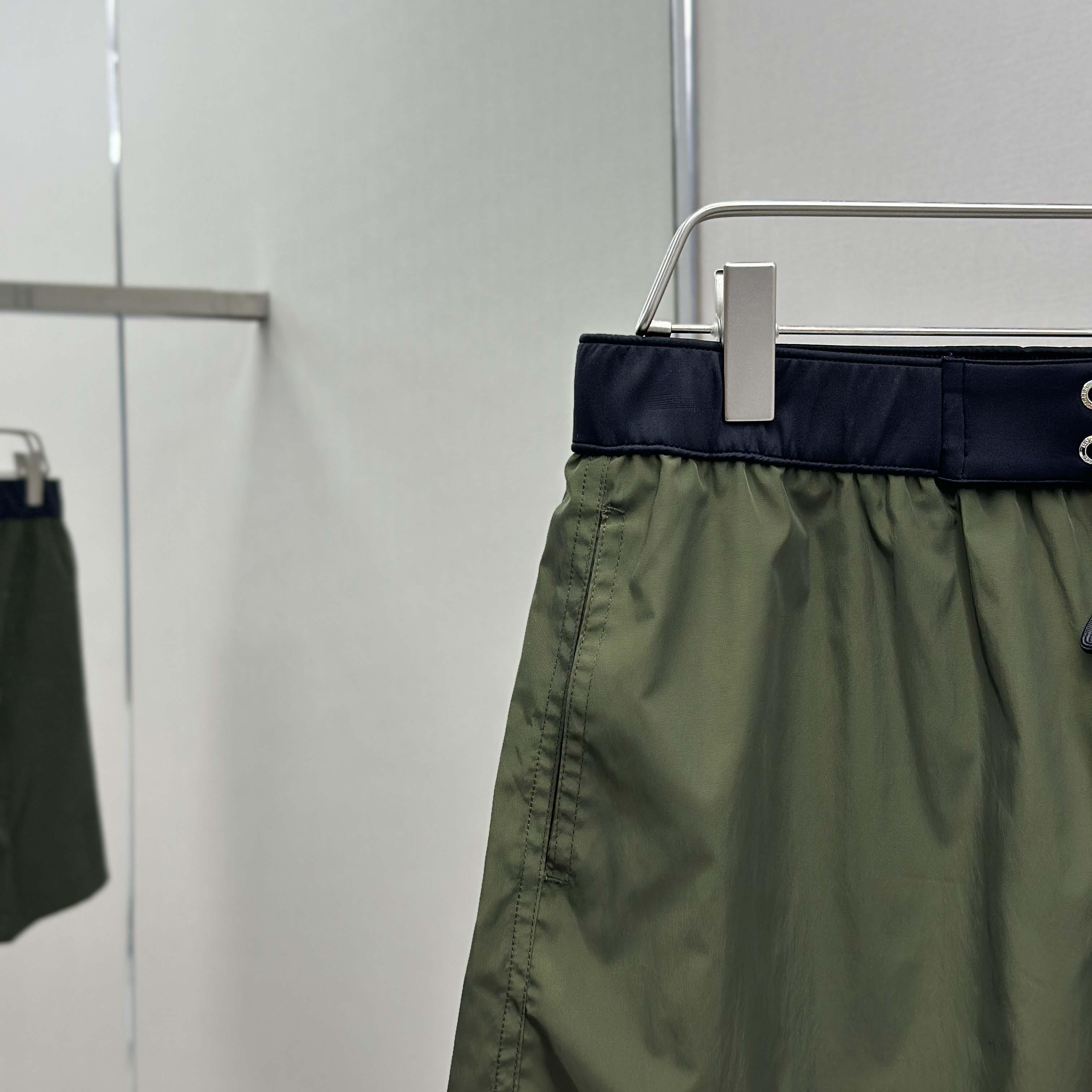 Moncler Logo Patch Swim Shorts - DesignerGu