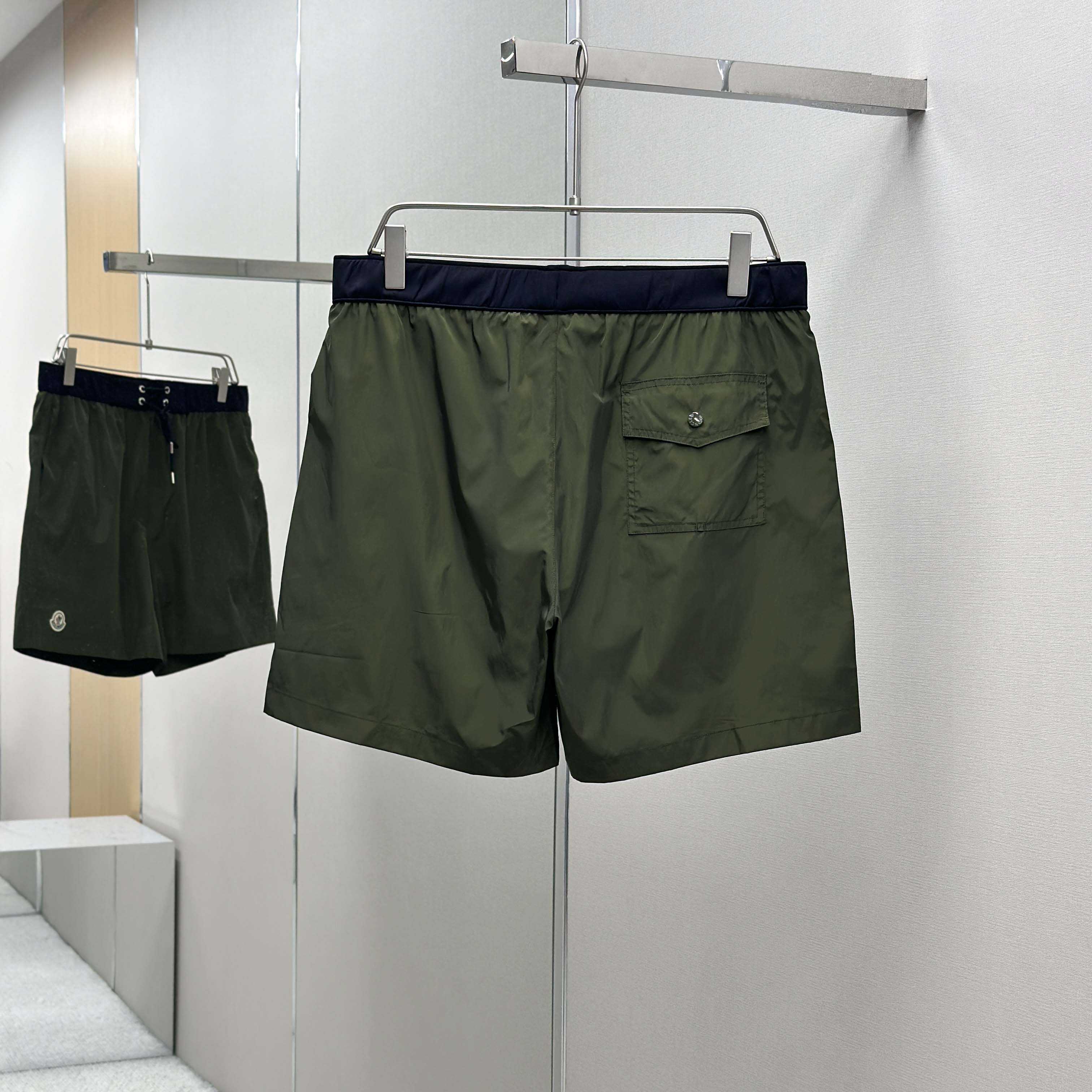 Moncler Logo Patch Swim Shorts - DesignerGu