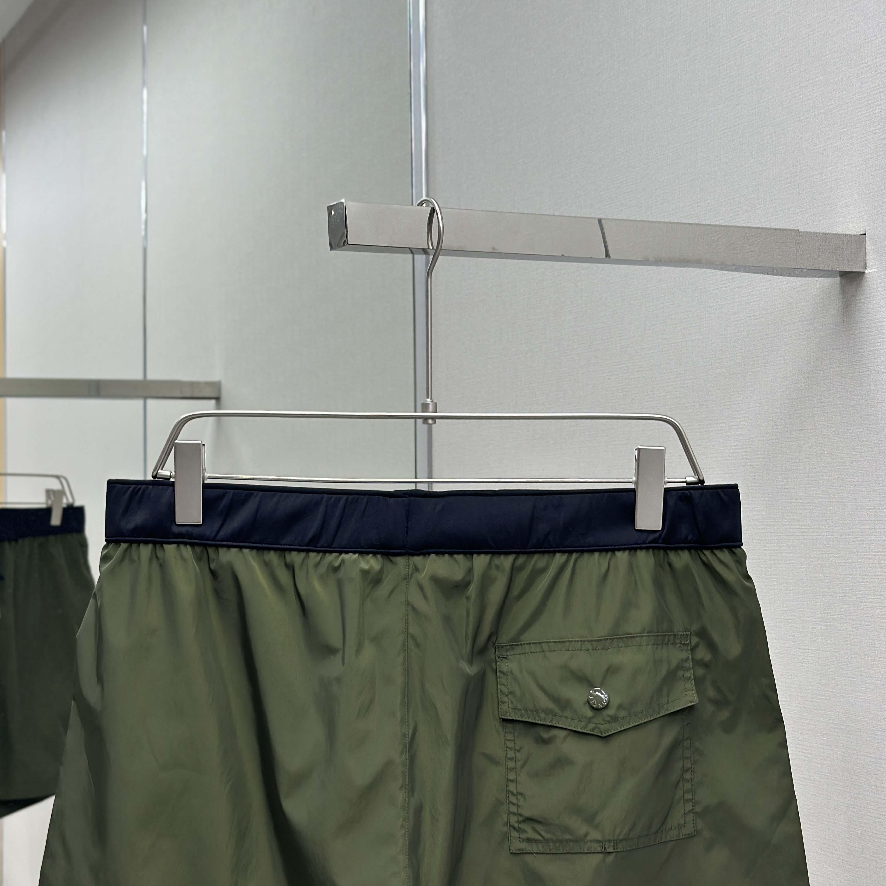 Moncler Logo Patch Swim Shorts - DesignerGu