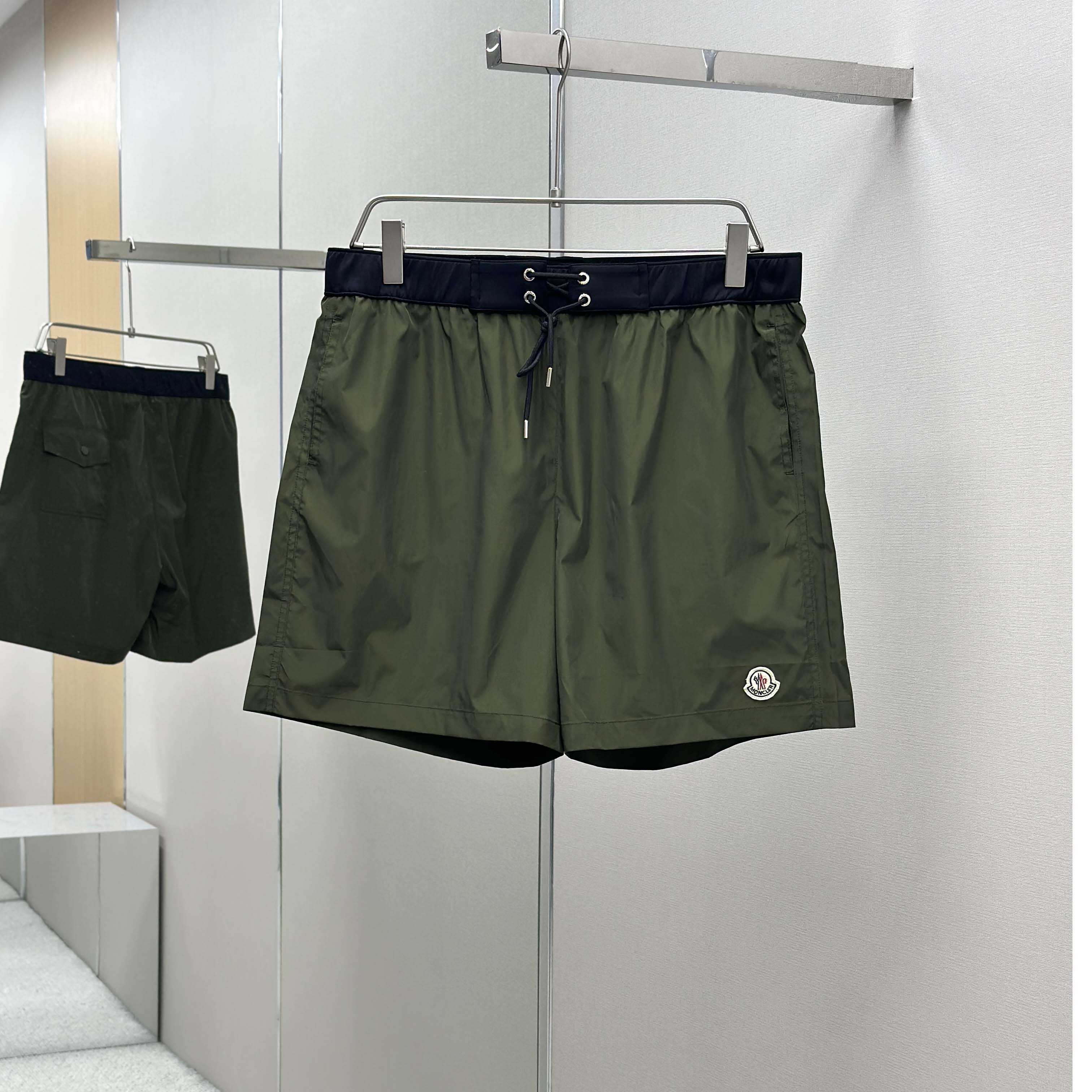 Moncler Logo Patch Swim Shorts - DesignerGu