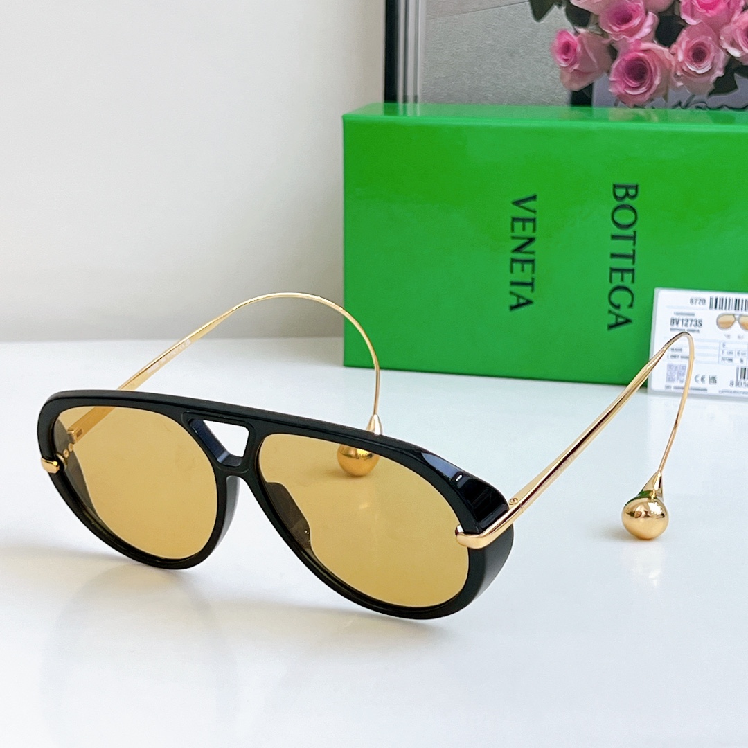 Bottega Veneta Drop Aviator Sunglasses  BV1273S - DesignerGu