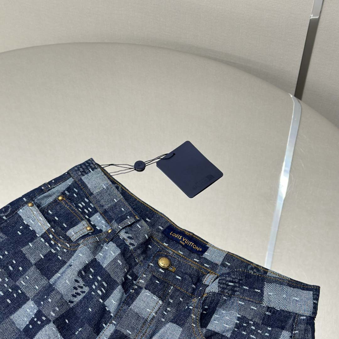 Louis Vuitton x Nigo Denim Shorts - DesignerGu