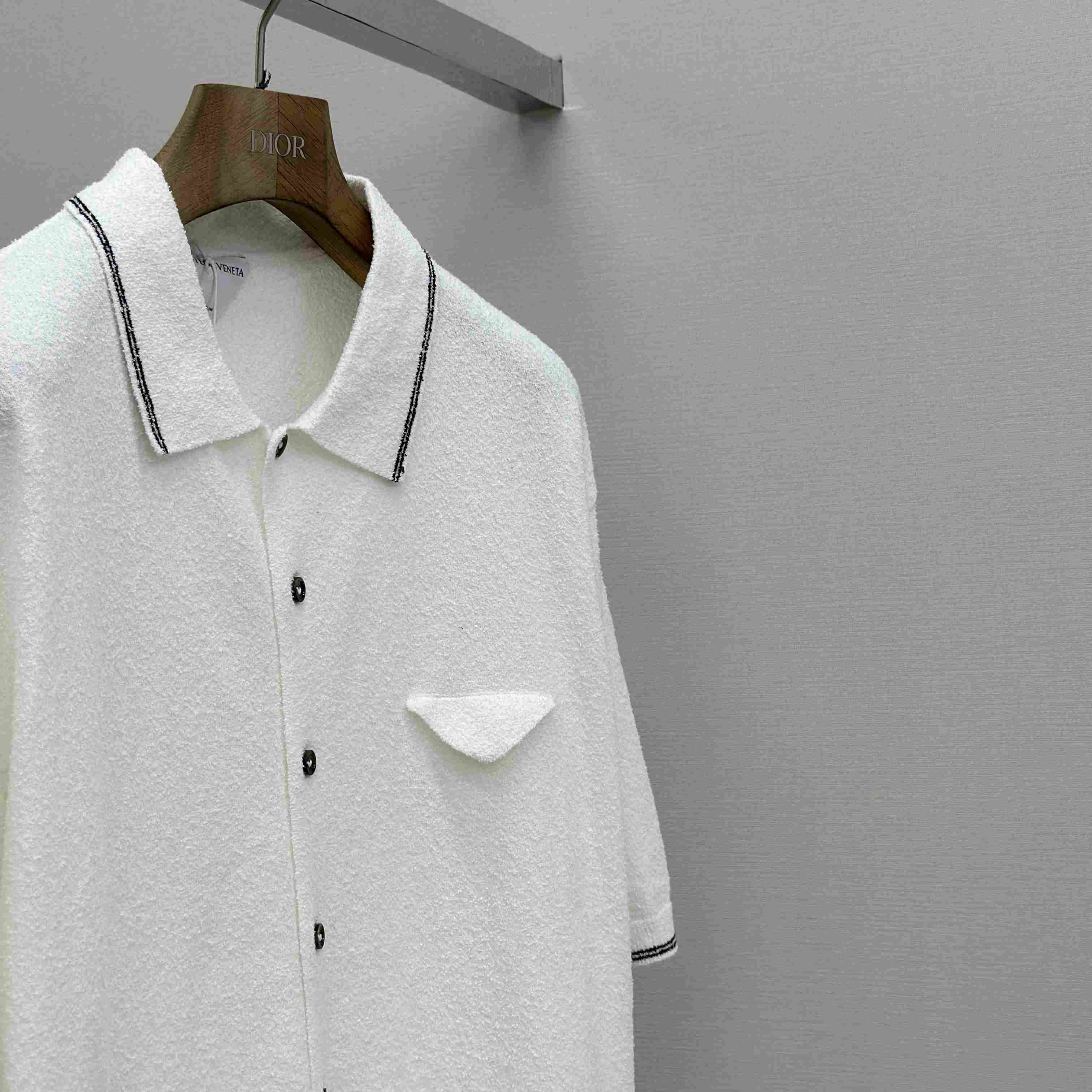 Bottega Veneta Cotton Bouclé Shirt - DesignerGu