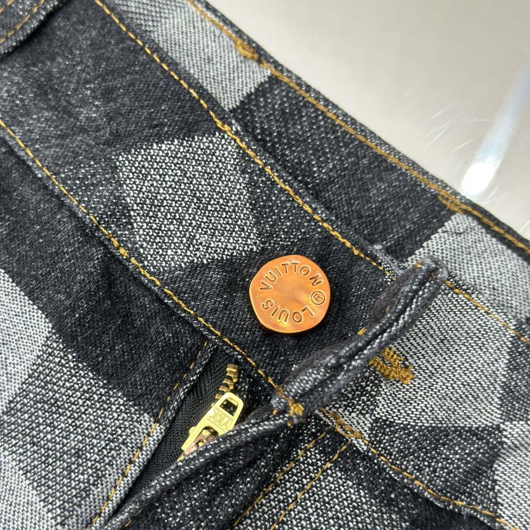 Louis Vuitton Damier Denim Shorts - DesignerGu