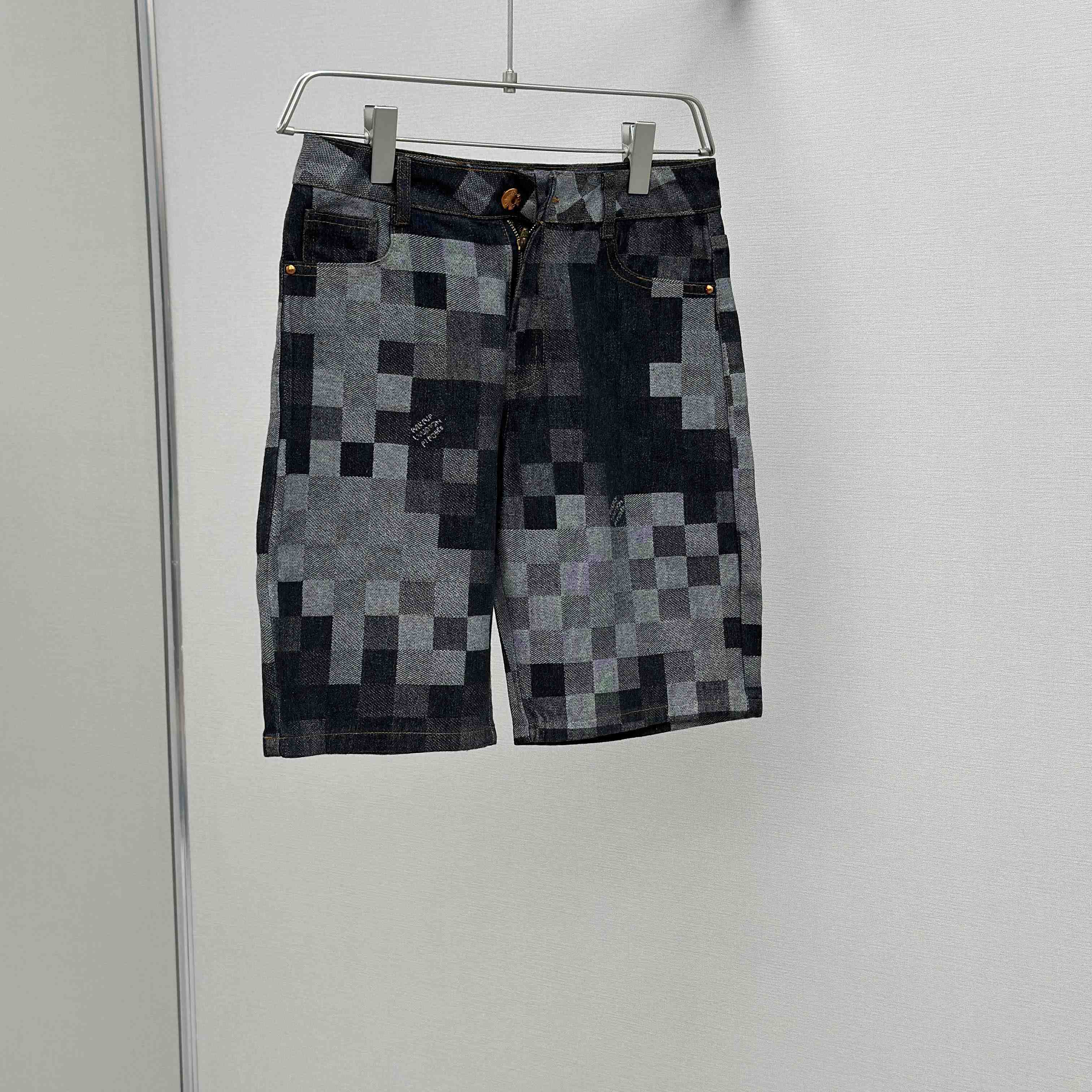 Louis Vuitton Damier Denim Shorts - DesignerGu