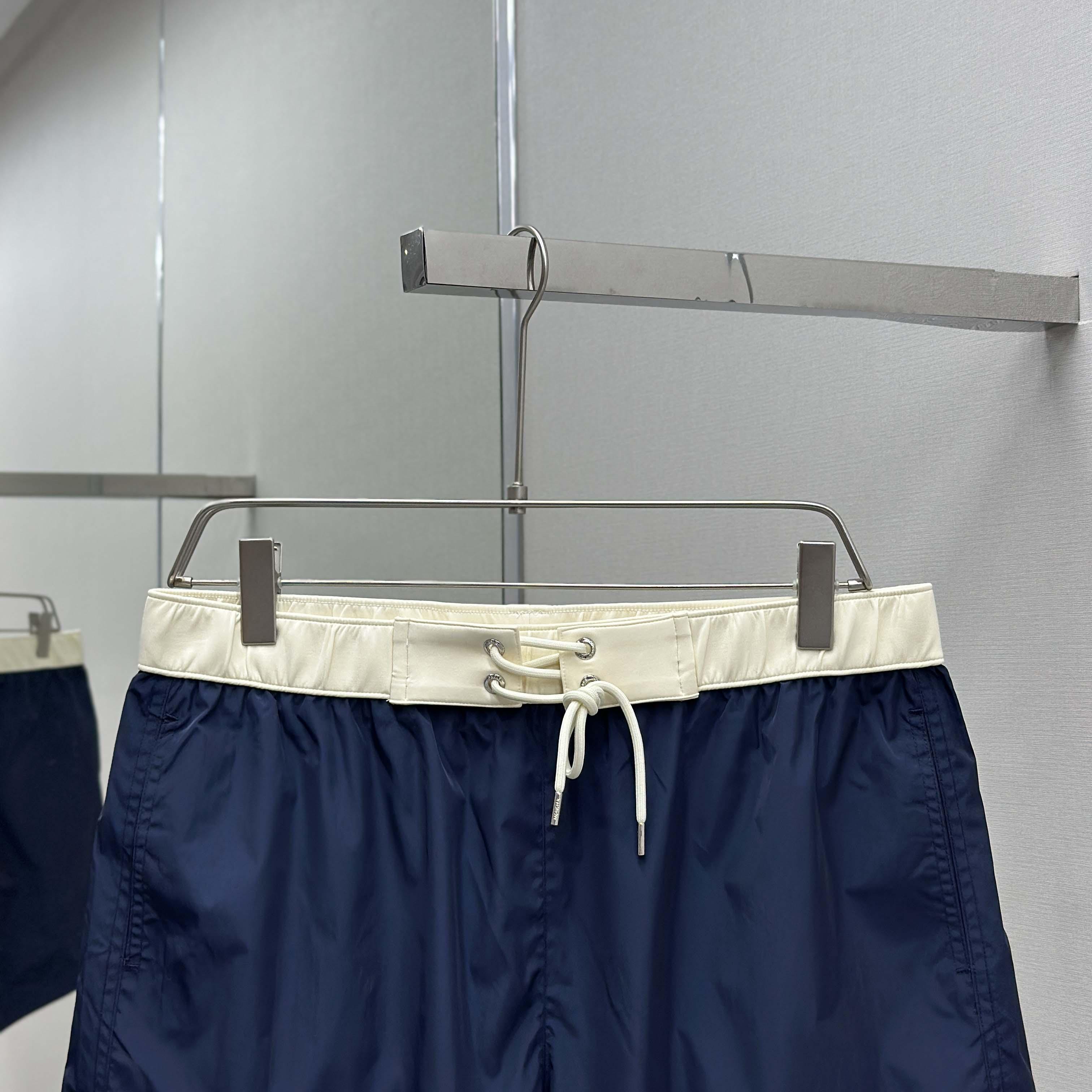 Moncler Logo Patch Swim Shorts - DesignerGu