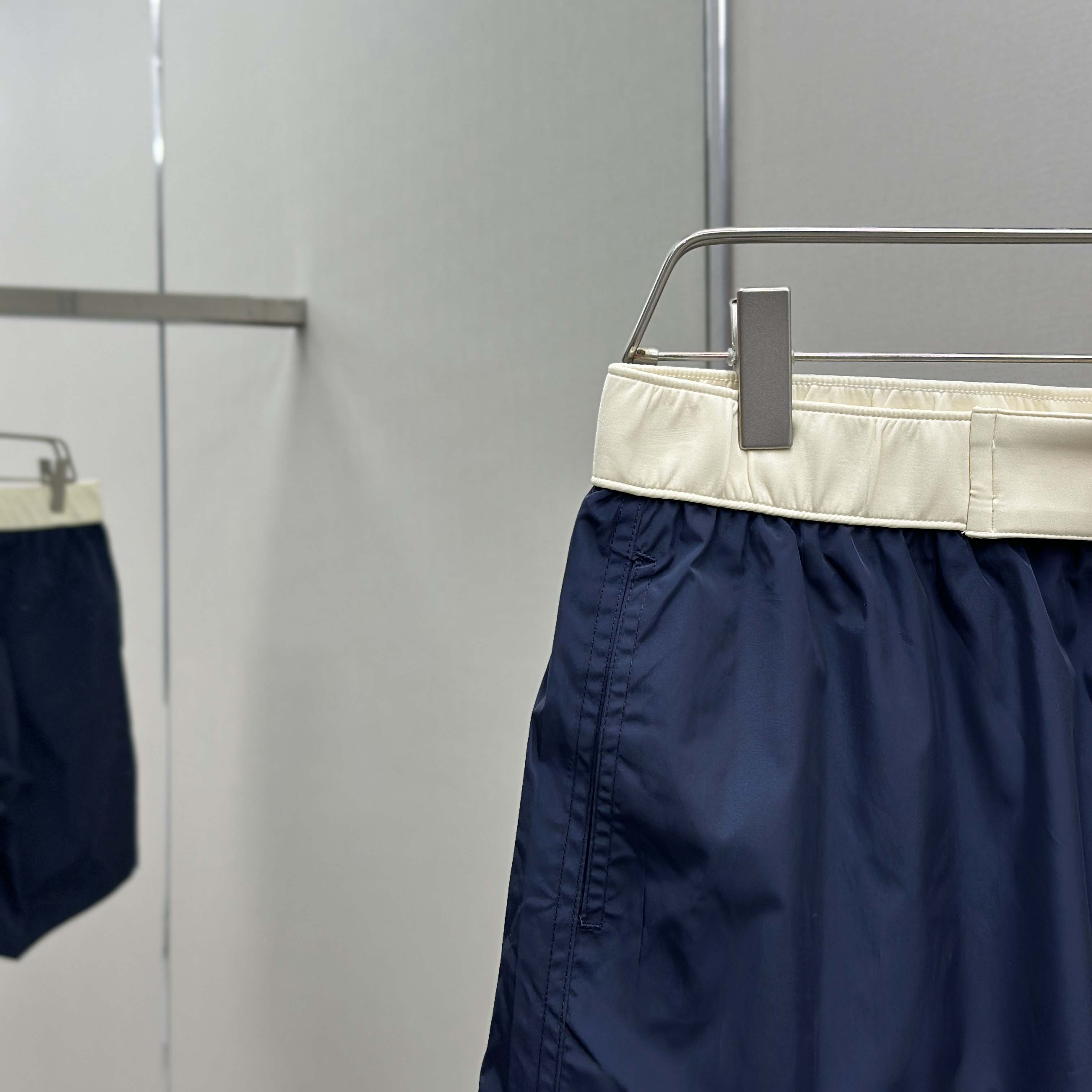 Moncler Logo Patch Swim Shorts - DesignerGu