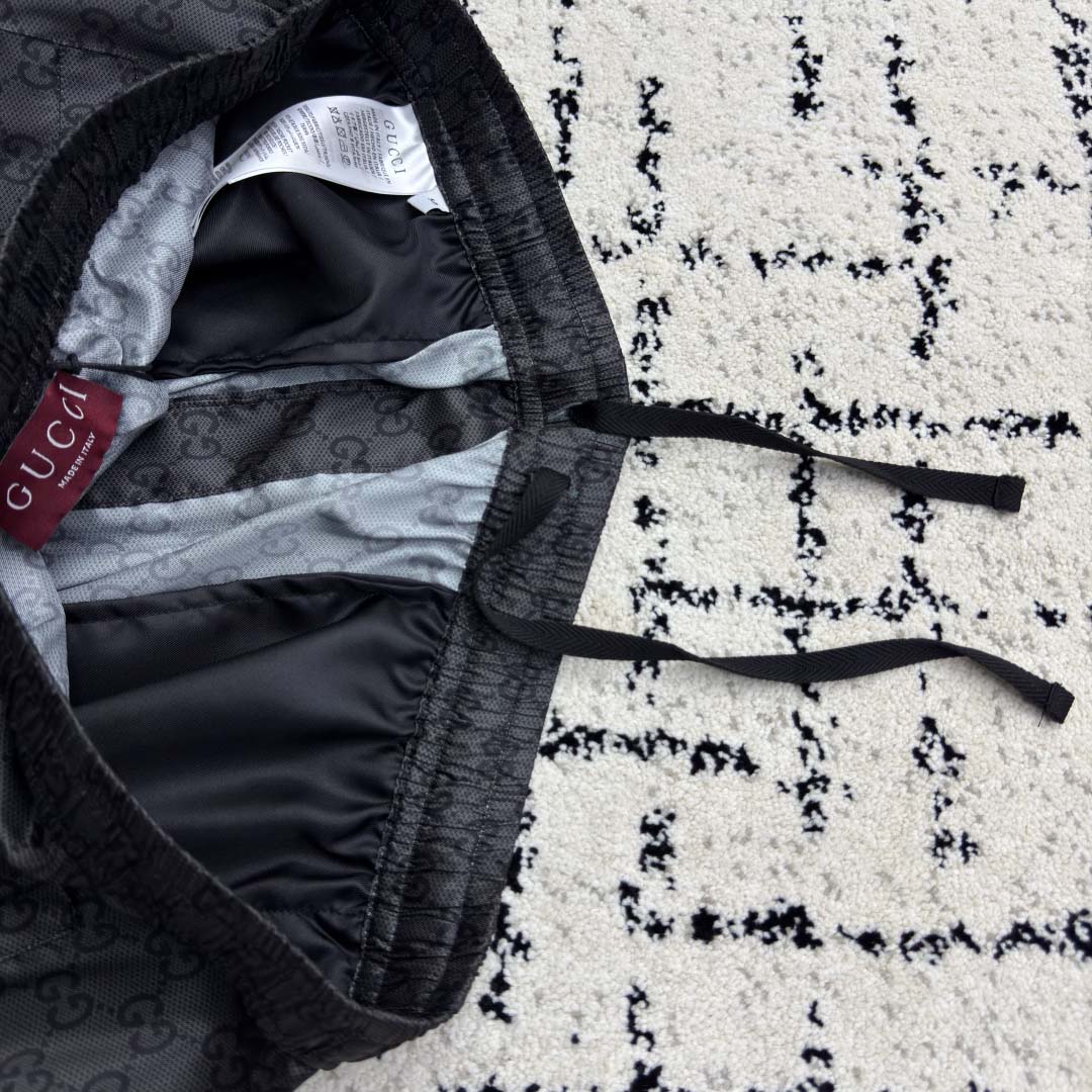 Gucci Printed Silk Twill Shorts - DesignerGu
