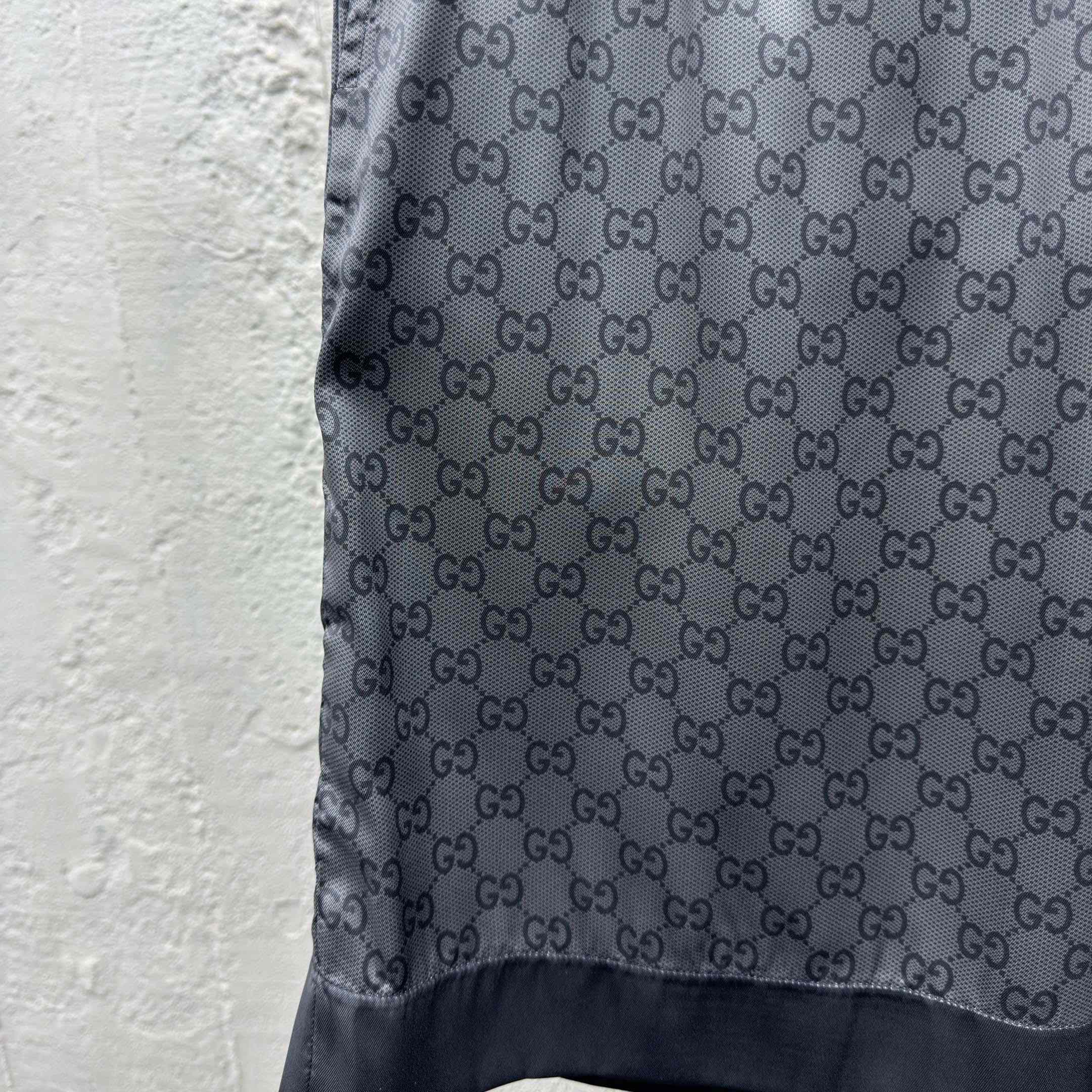 Gucci Printed Silk Twill Shorts - DesignerGu