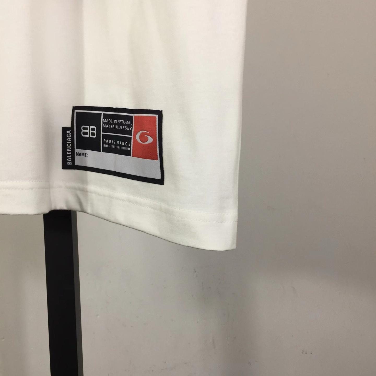 Balenciaga Basketball Series - Oversized T-Shirt In Off White - DesignerGu