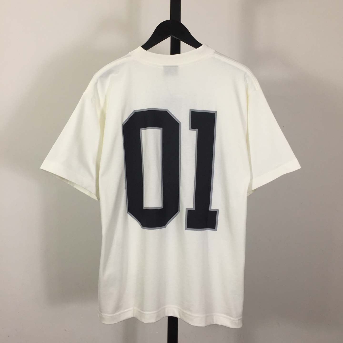 Balenciaga Basketball Series - Oversized T-Shirt In Off White - DesignerGu