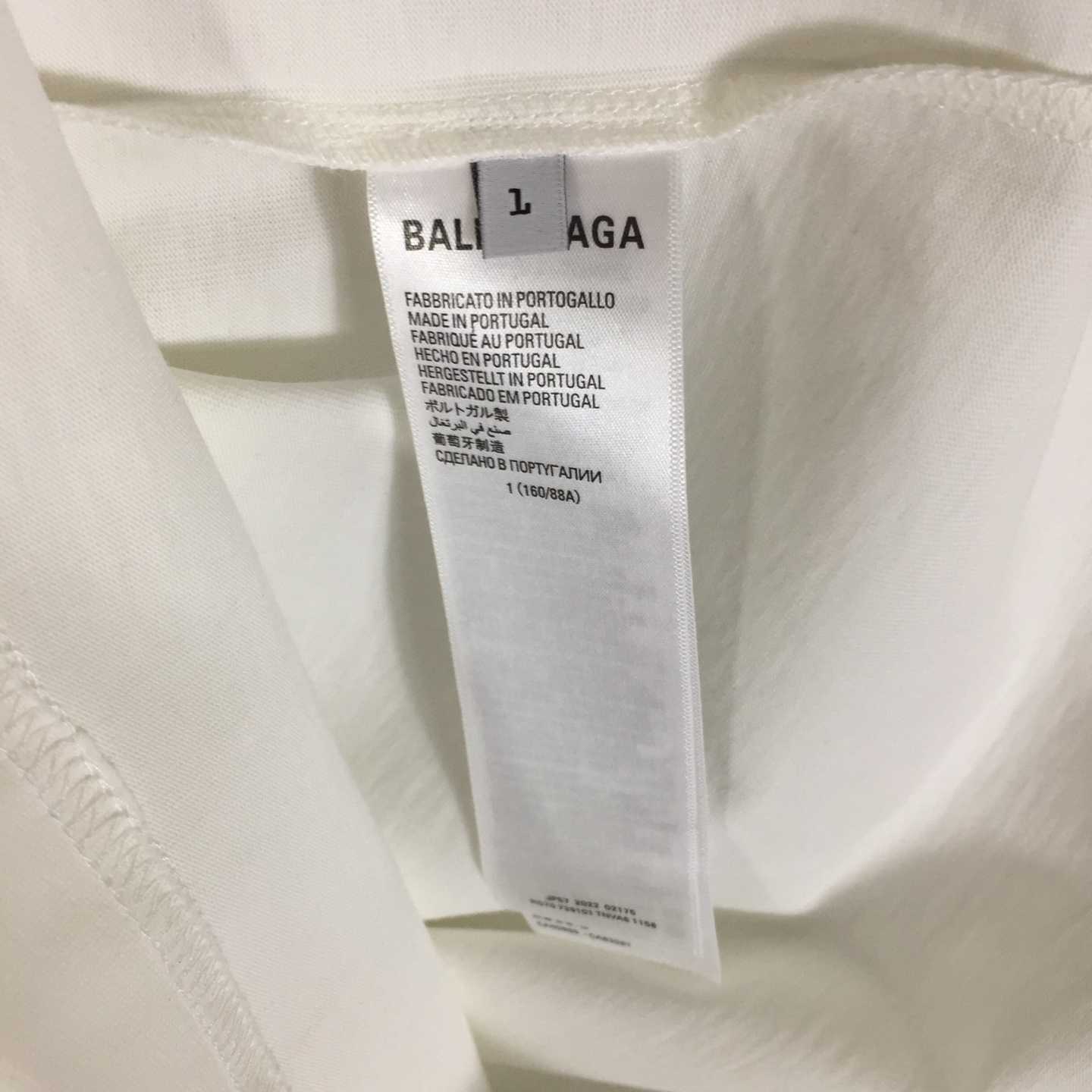 Balenciaga Basketball Series - Oversized T-Shirt In Off White - DesignerGu