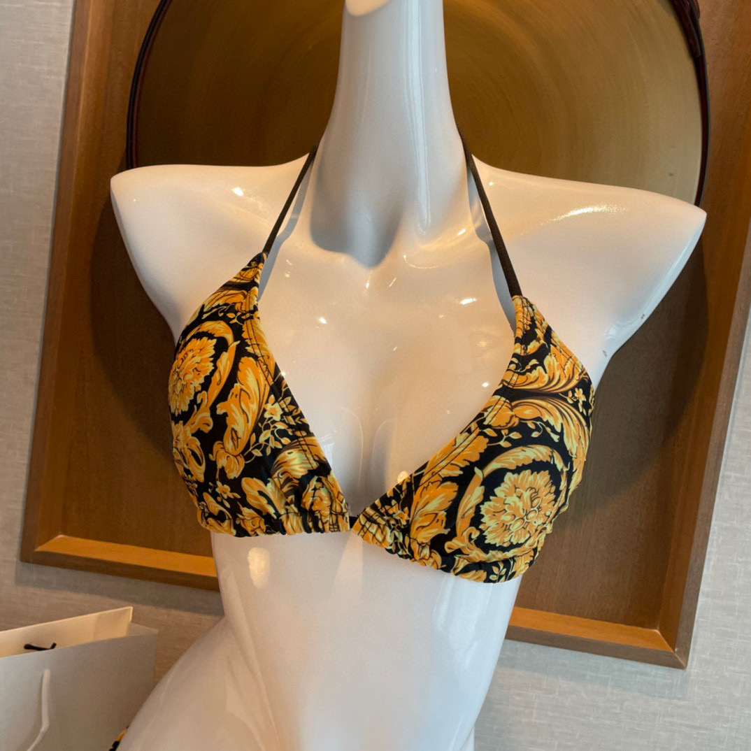 Dolce & Gabbana Barocco  Two-piece Swimsuit - DesignerGu