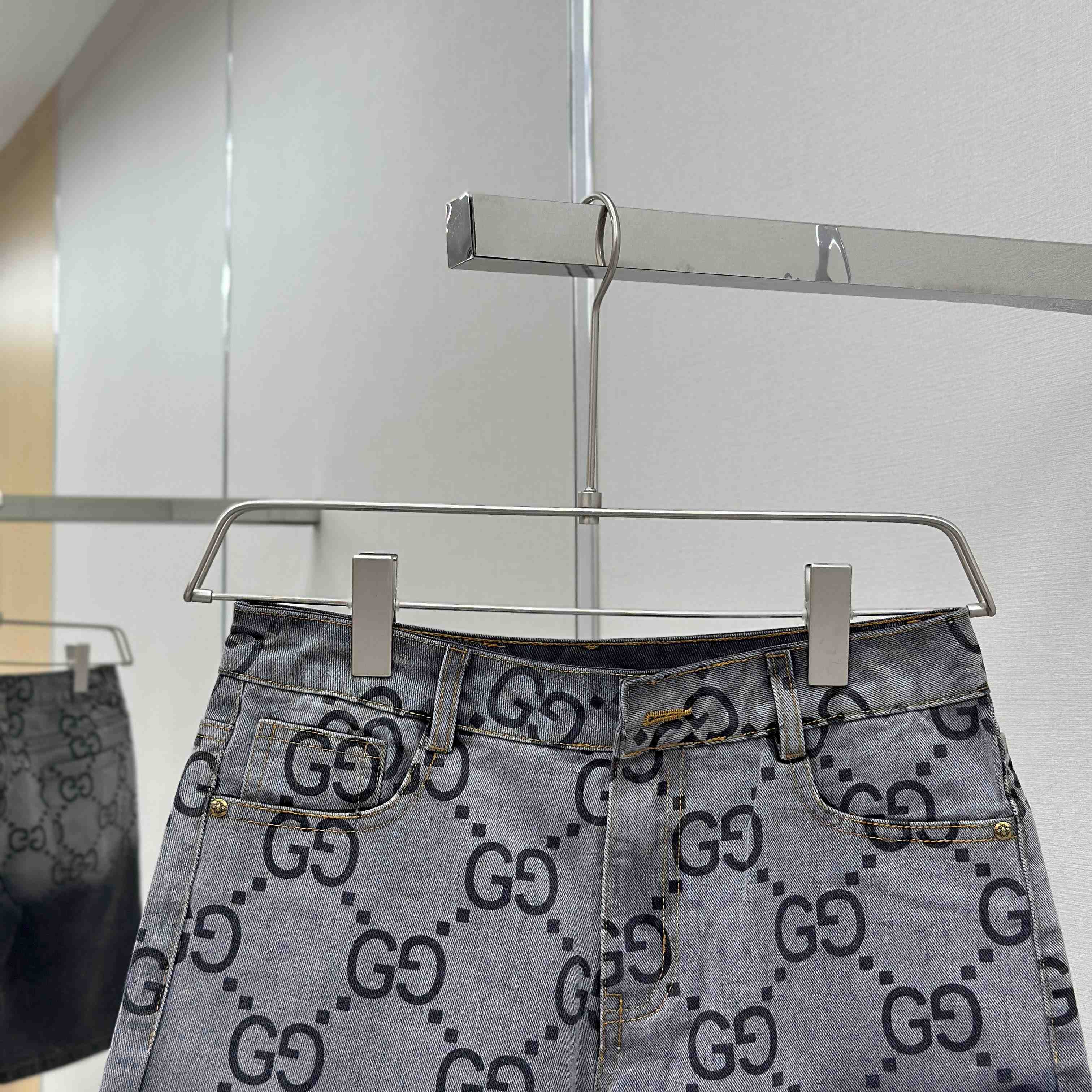 Gucci GG Denim Shorts - DesignerGu
