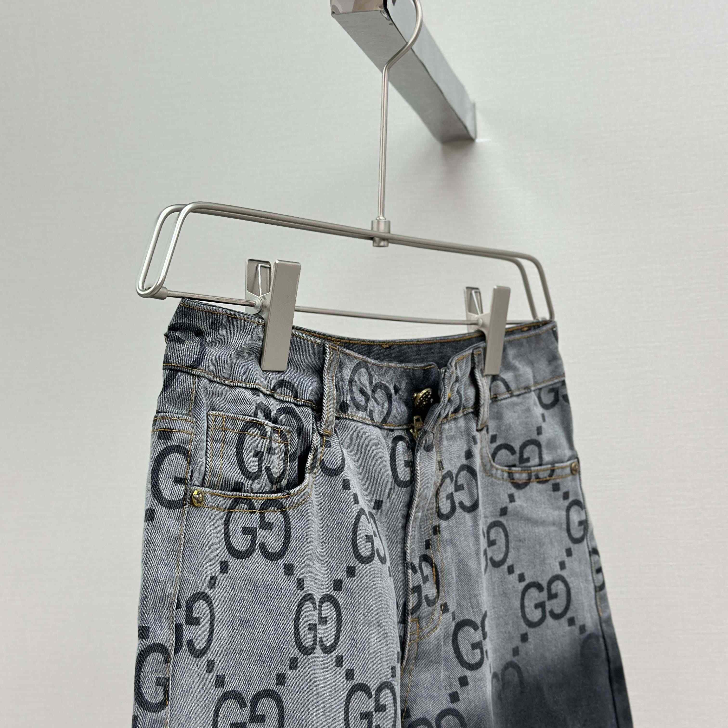 Gucci GG Denim Shorts - DesignerGu