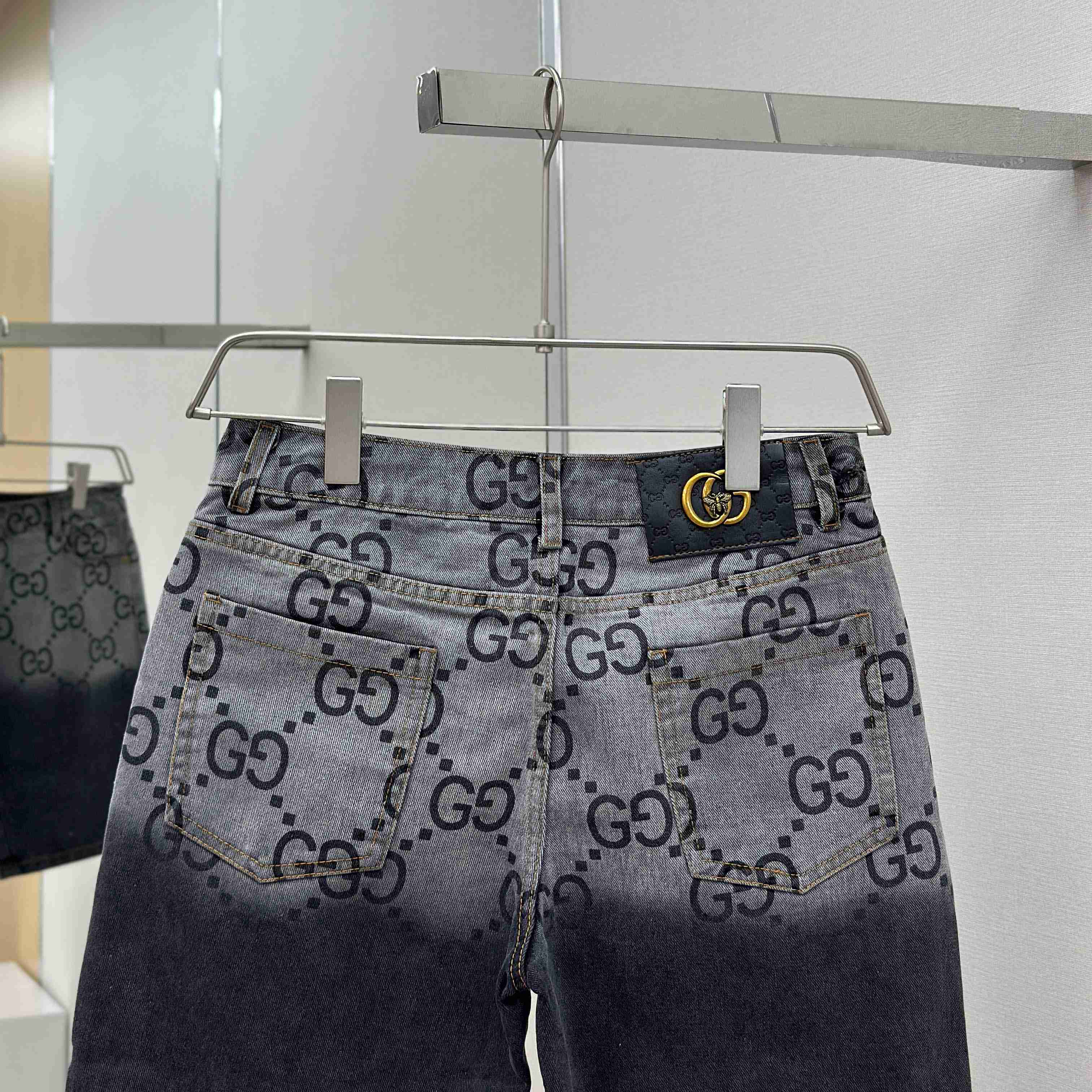 Gucci GG Denim Shorts - DesignerGu