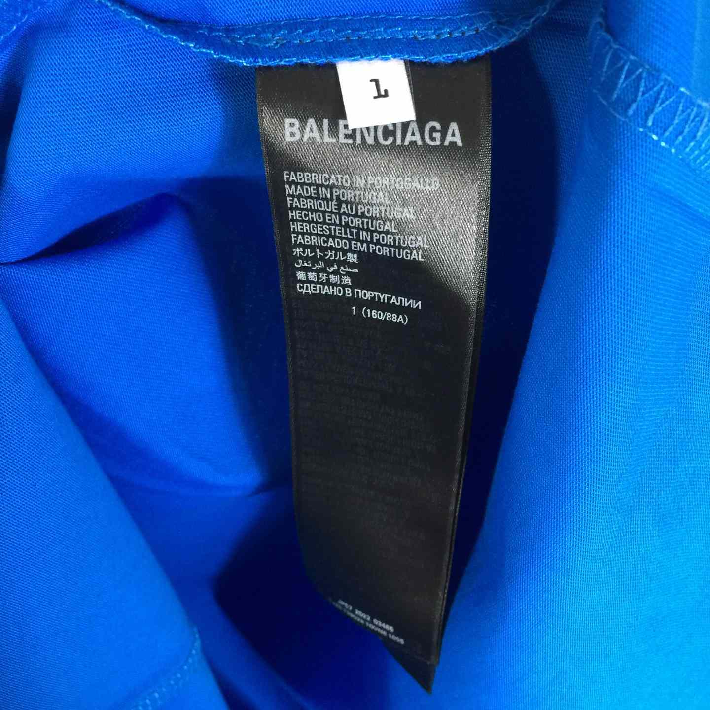 Balenciaga Basketball Series - Oversized T-Shirt In Blue - DesignerGu