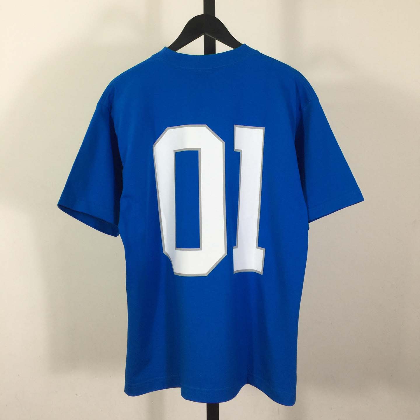 Balenciaga Basketball Series - Oversized T-Shirt In Blue - DesignerGu