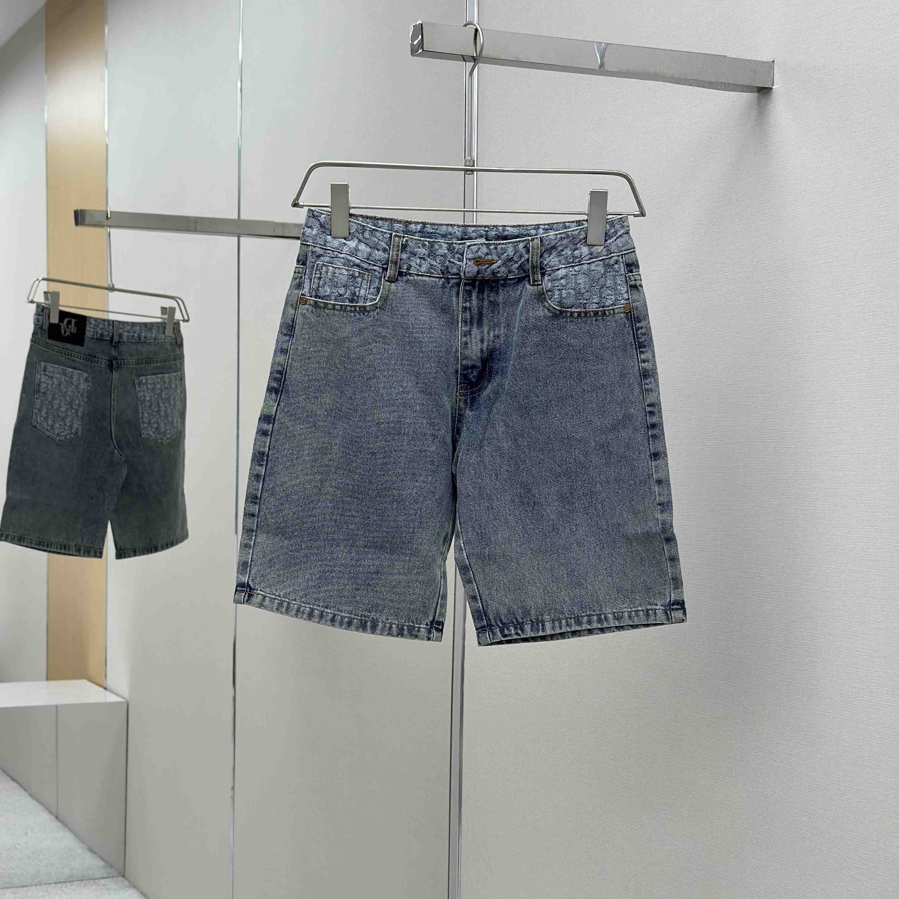 Dior Oblique Denim Shorts - DesignerGu