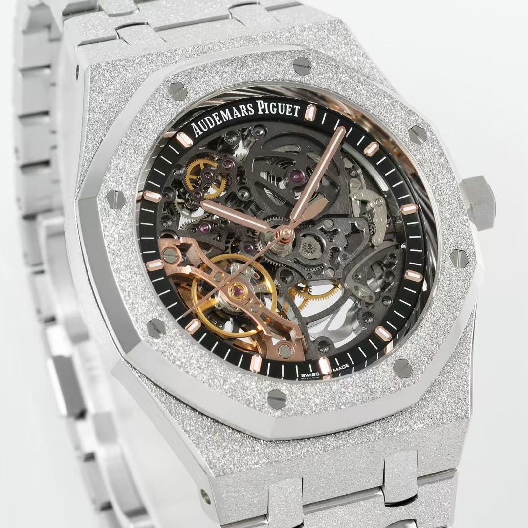 Audemars Piguet Royal Oak Double Balance Wheel Frosted Gold - DesignerGu