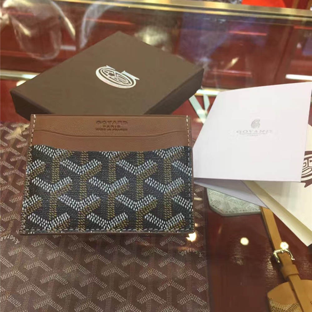 Goyard Card Holder Brown - 