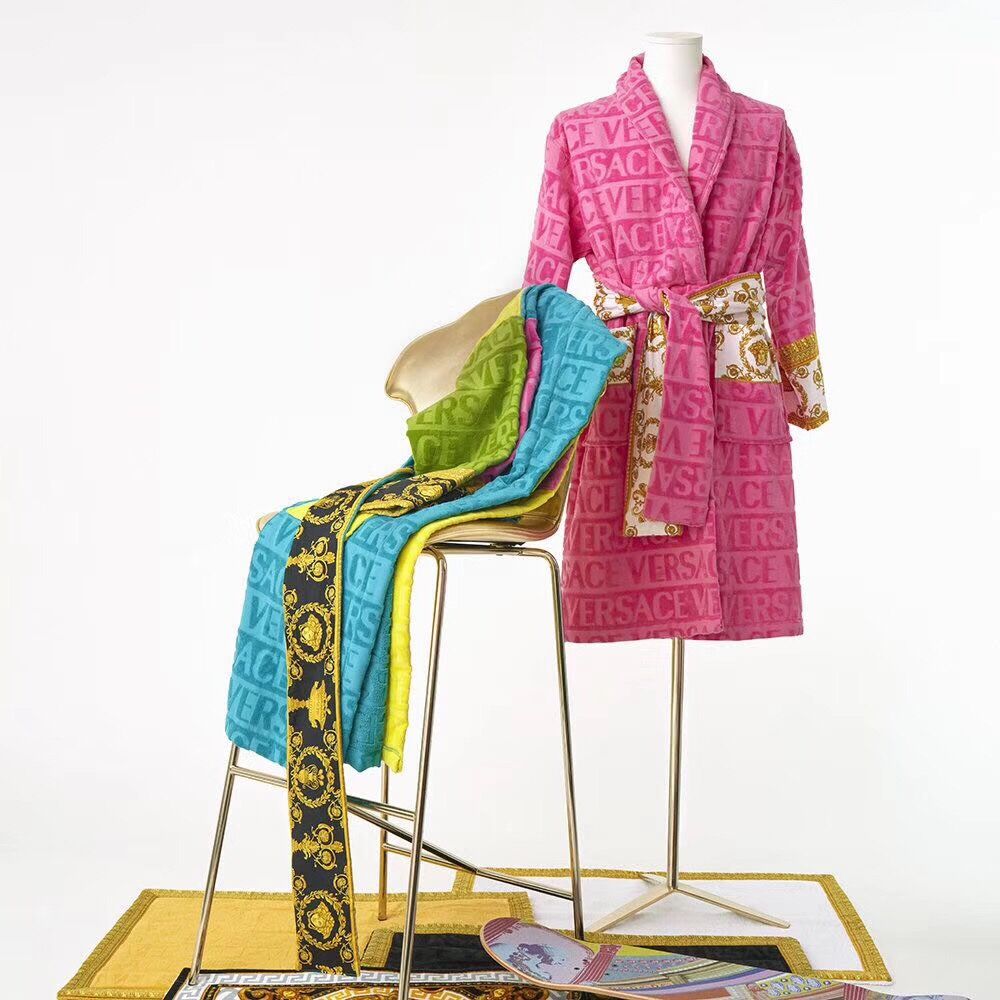 Versace Bathrobe In Pink - 