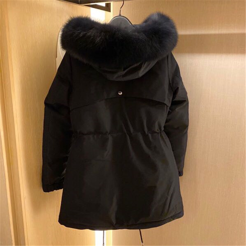 Prada Detachable Long Down Jacket(Black) - 