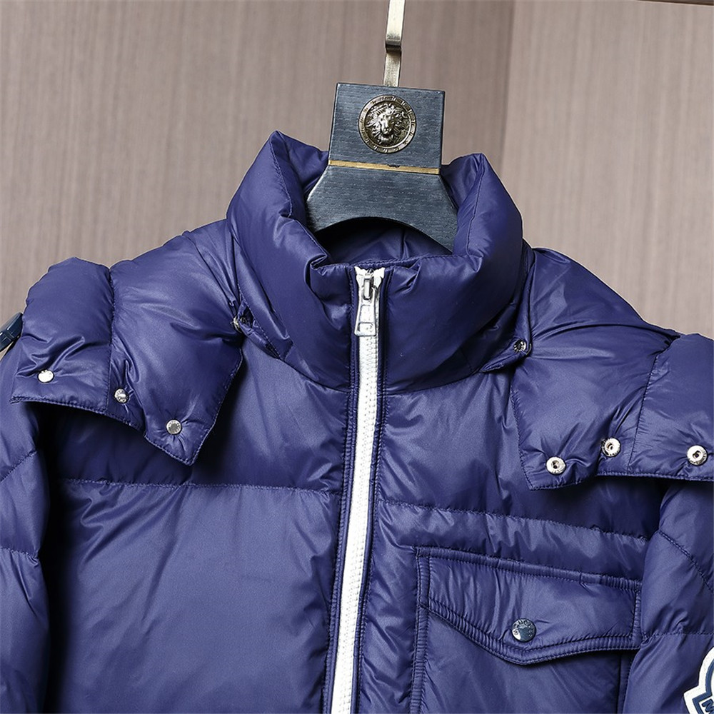 Moncler Montbeliard Short Down Jacket(Blue) - 