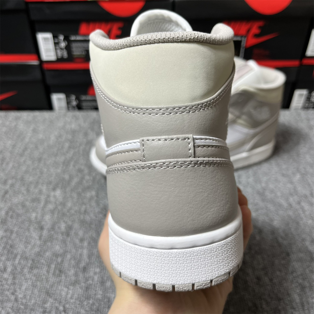 Air Jordan 1 Mid Grey Sneaker - 