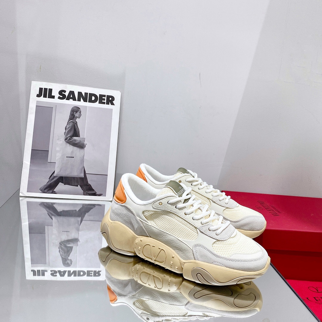 Valenti  Mesh Fabric And Suede Sneakers - 