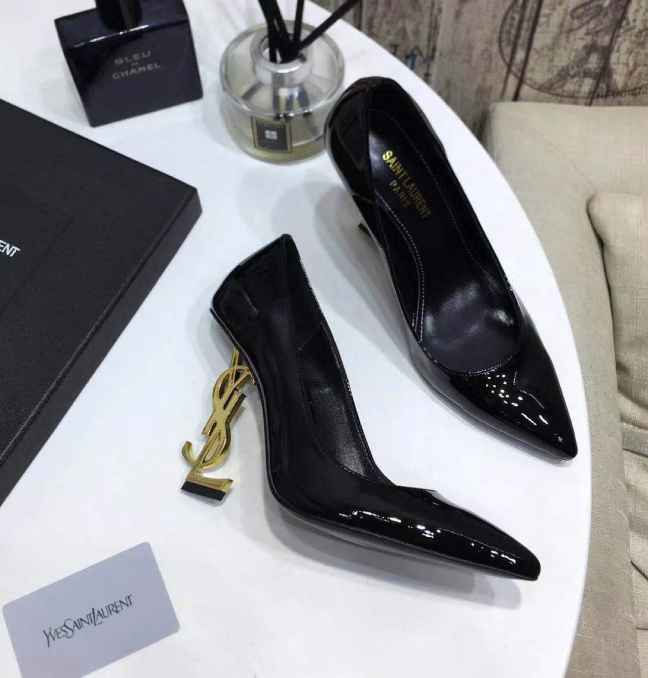 Saint Laurent Black Heels - 