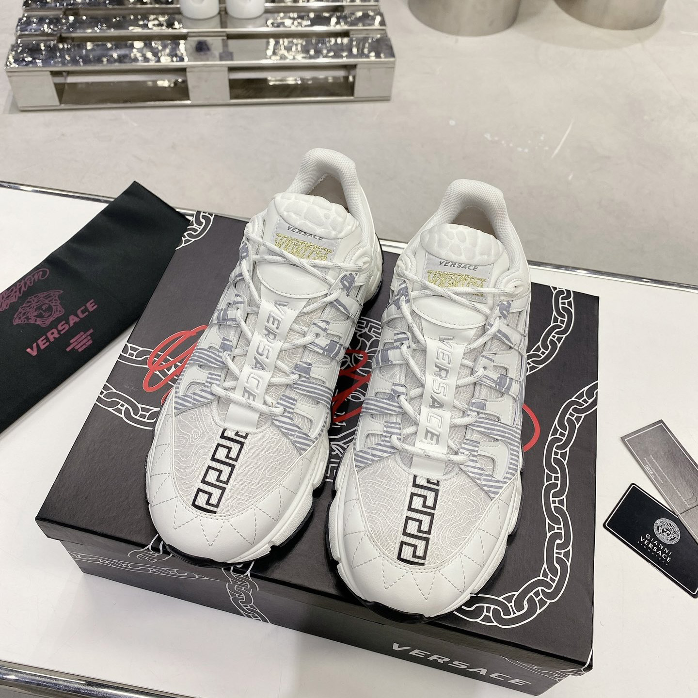 Versace Trigreca Sneakers  - DesignerGu