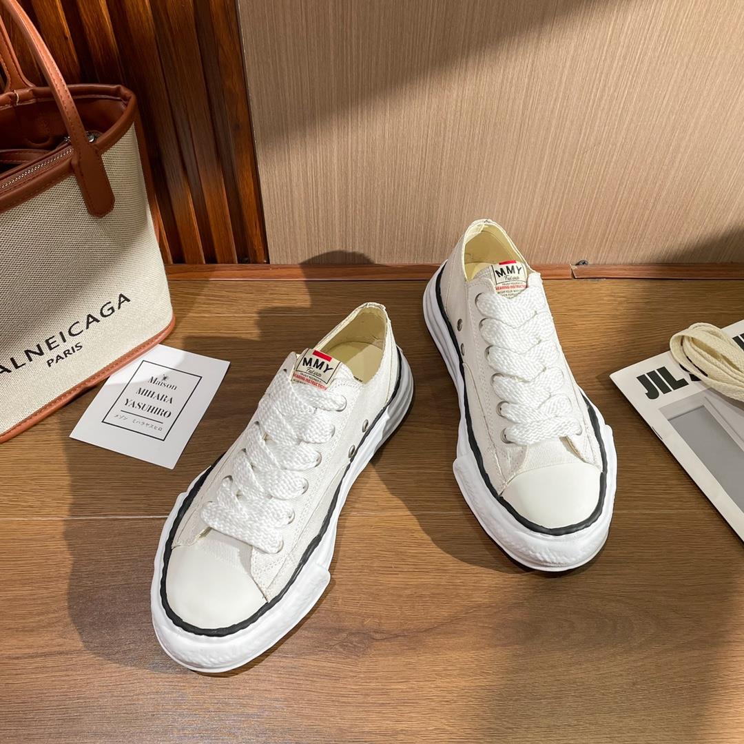 Maison Mihara Yasuhiro Wayne Original Sole Leather Low Sneaker - 
