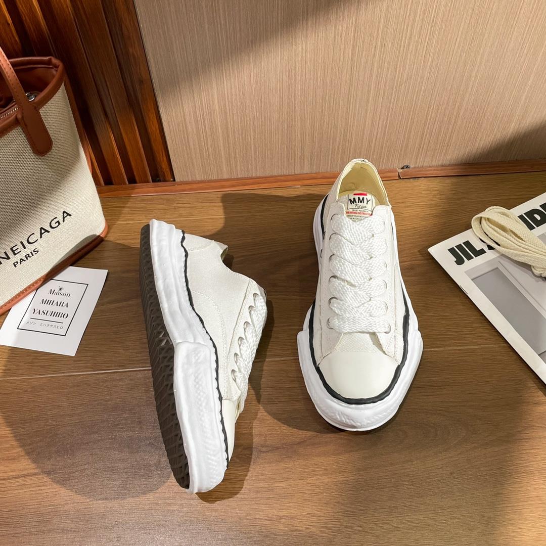 Maison Mihara Yasuhiro Wayne Original Sole Leather Low Sneaker - 